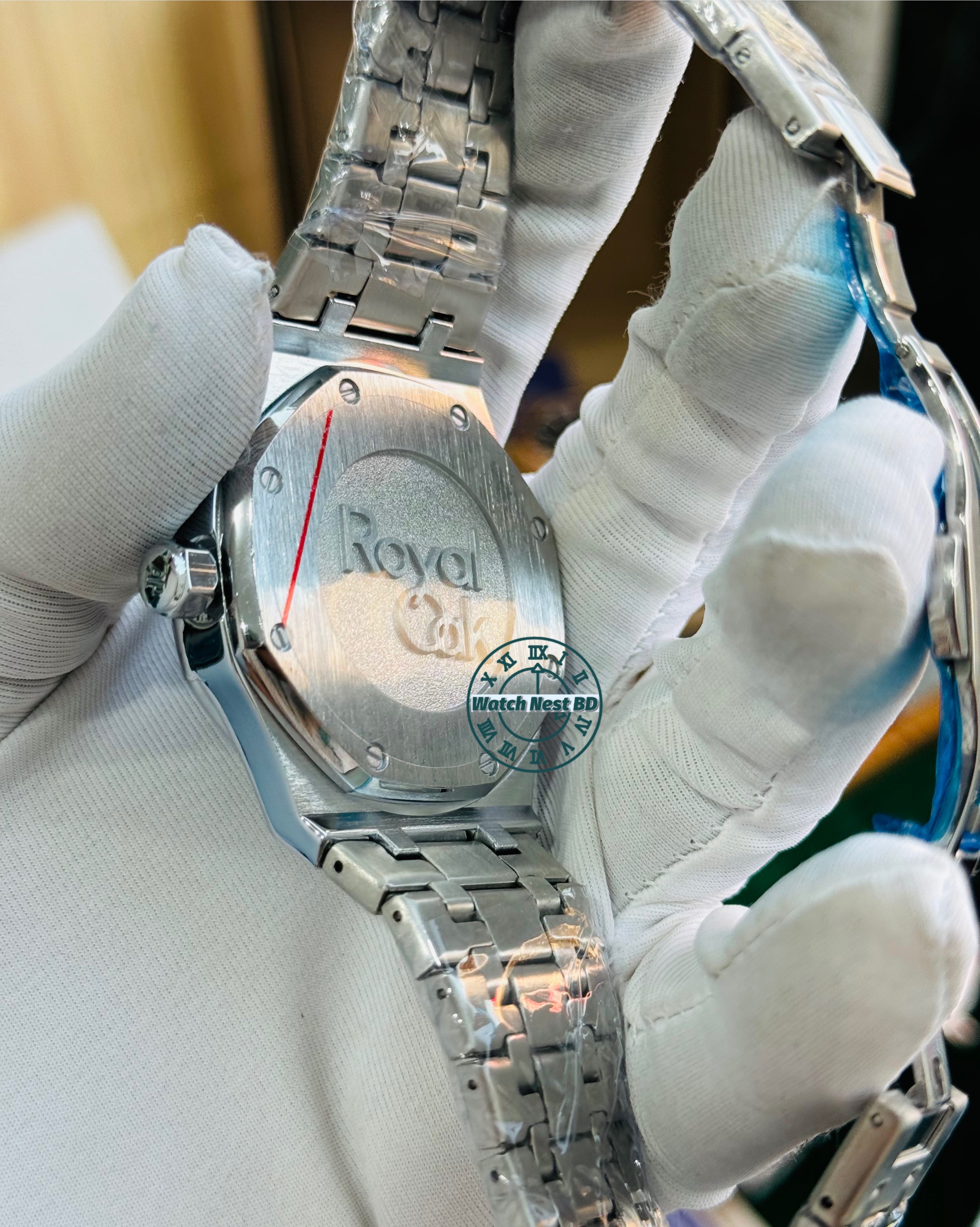 Audemars Piguet AP Silver Wine Quartz Movement Plain Watch (AA Grade)_img_2