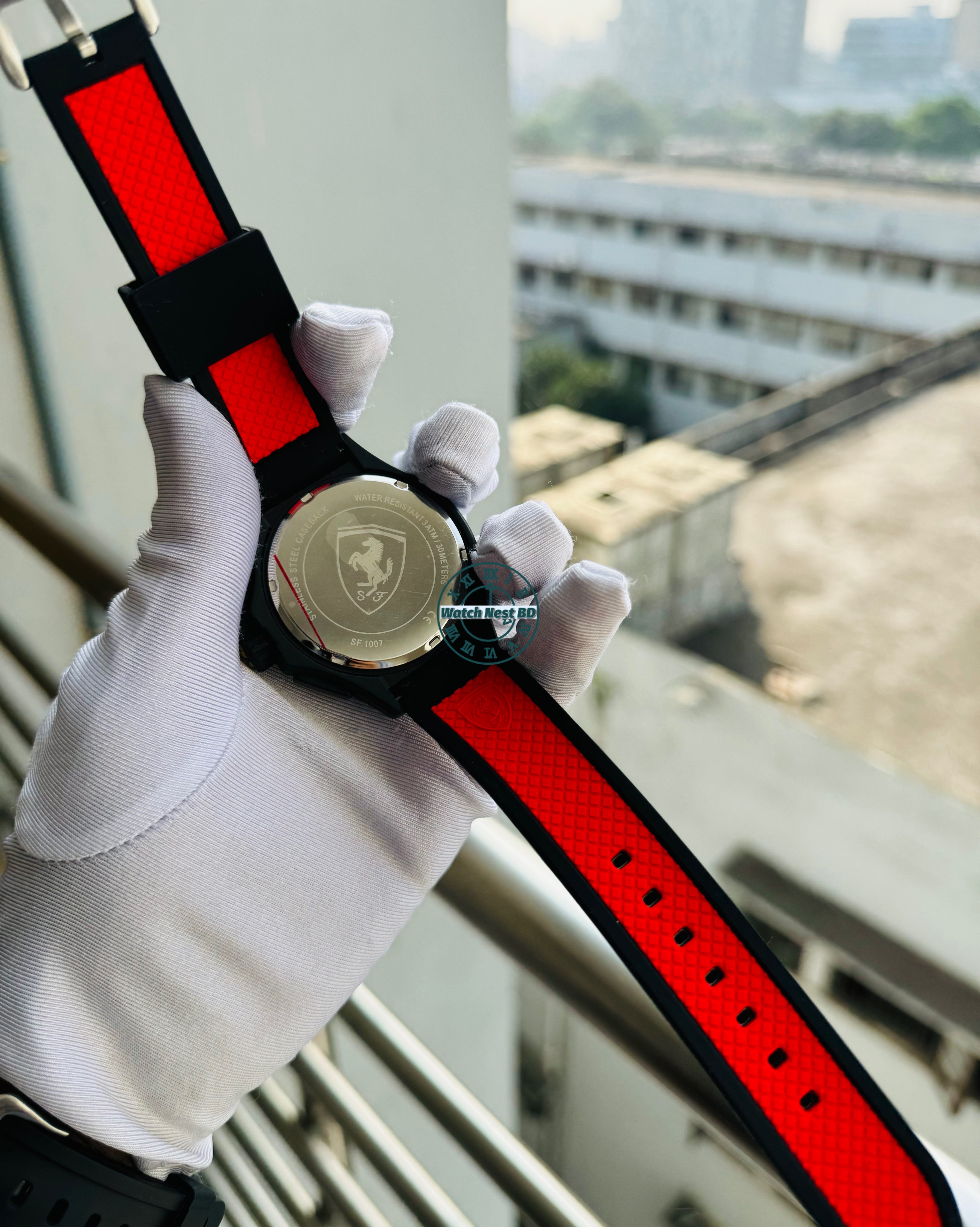 Ferrari Red Chronograph Watch (AA Grade!)_img_2