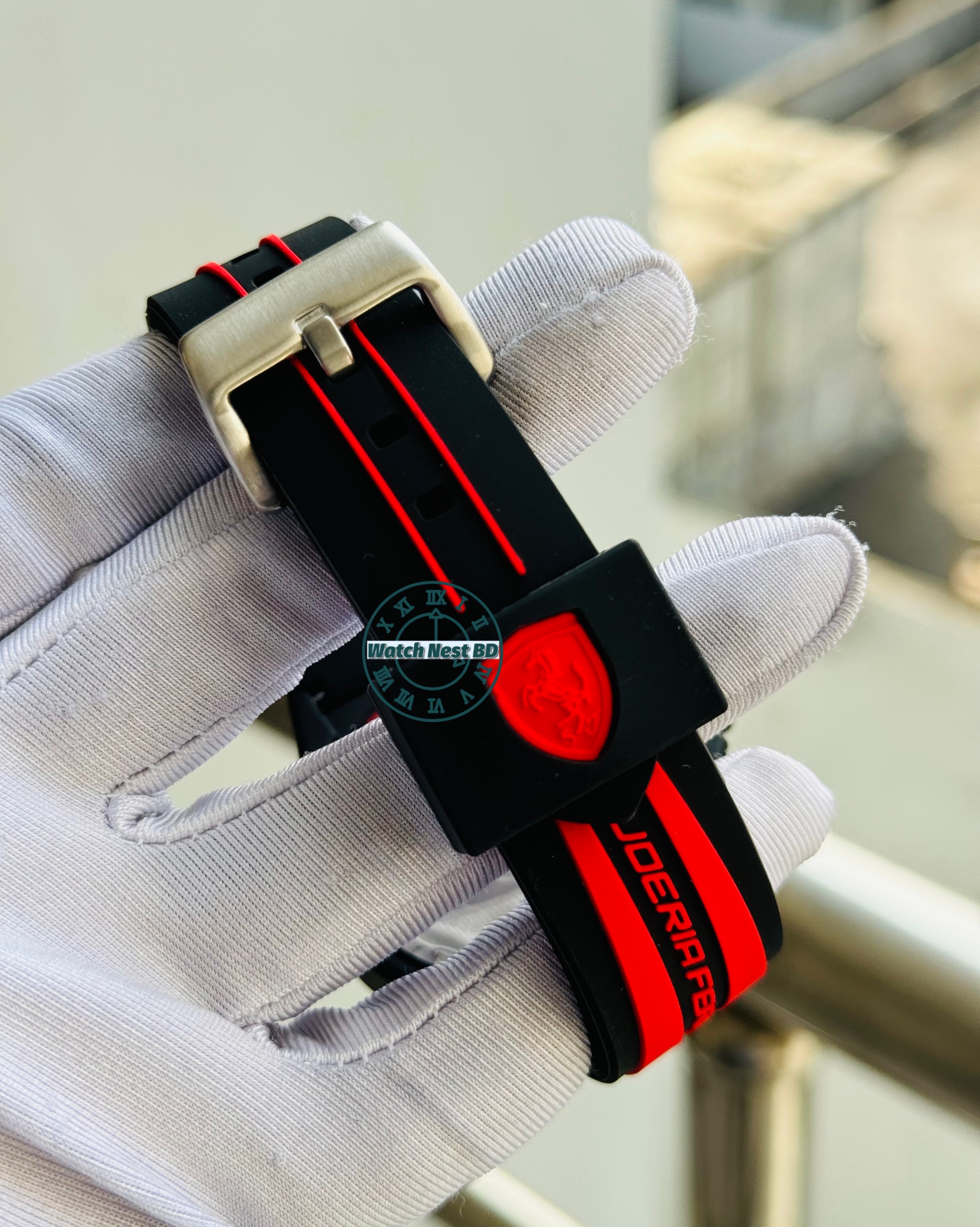 Ferrari Red Chronograph Watch (AA Grade!)_img_3