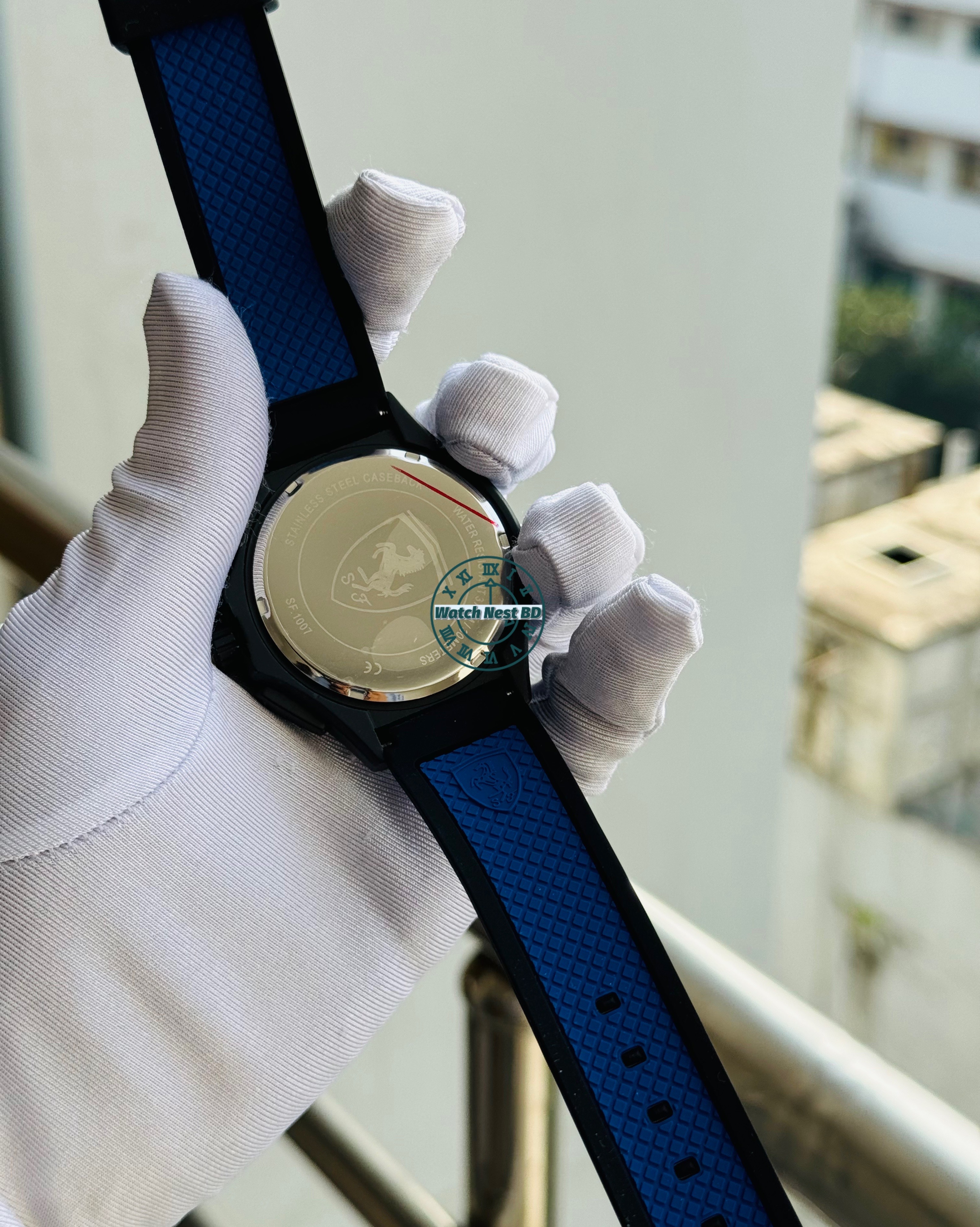 Ferrari Blue Chronograph Watch (AA Grade)_img_2