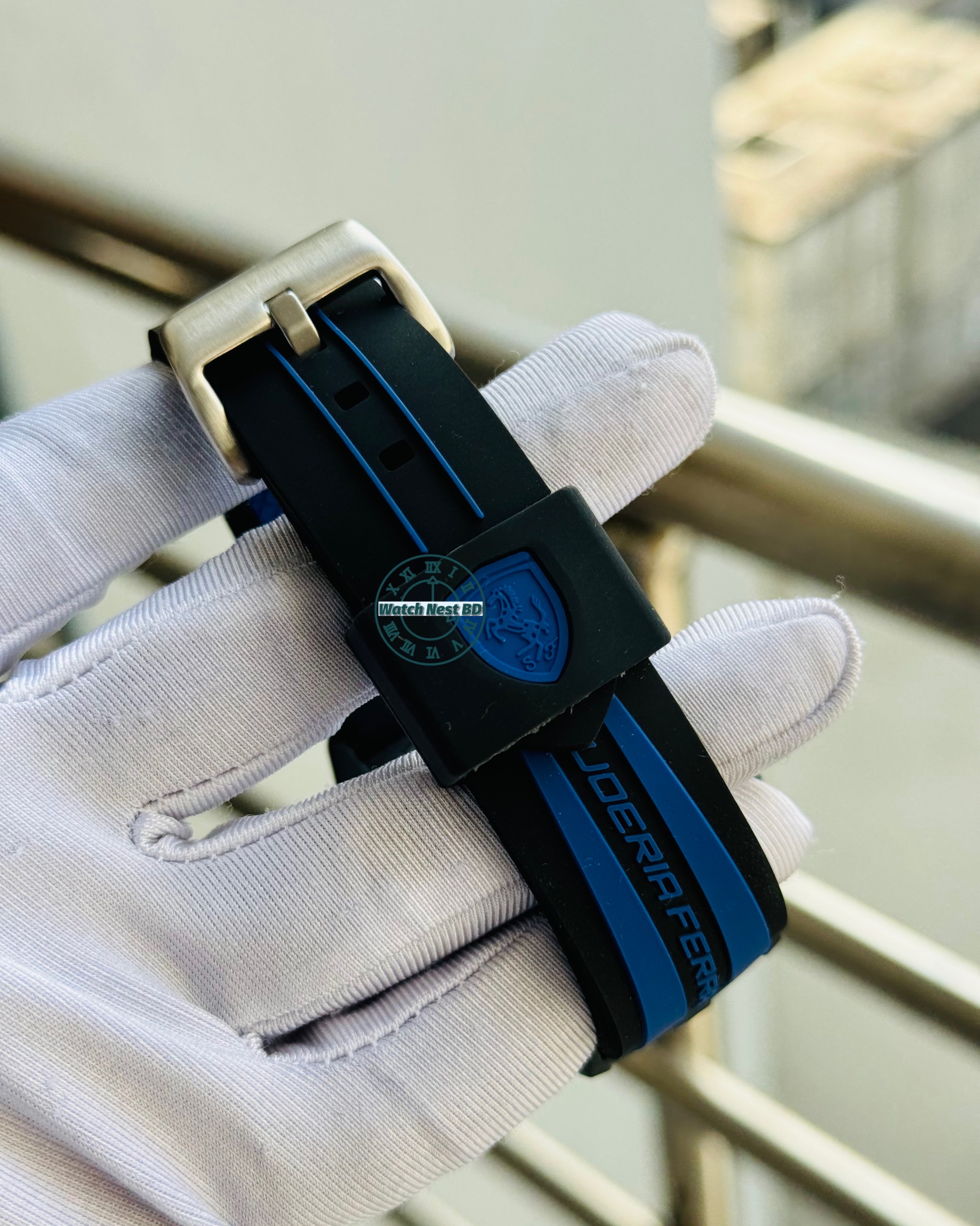 Ferrari Blue Chronograph Watch (AA Grade)_img_3