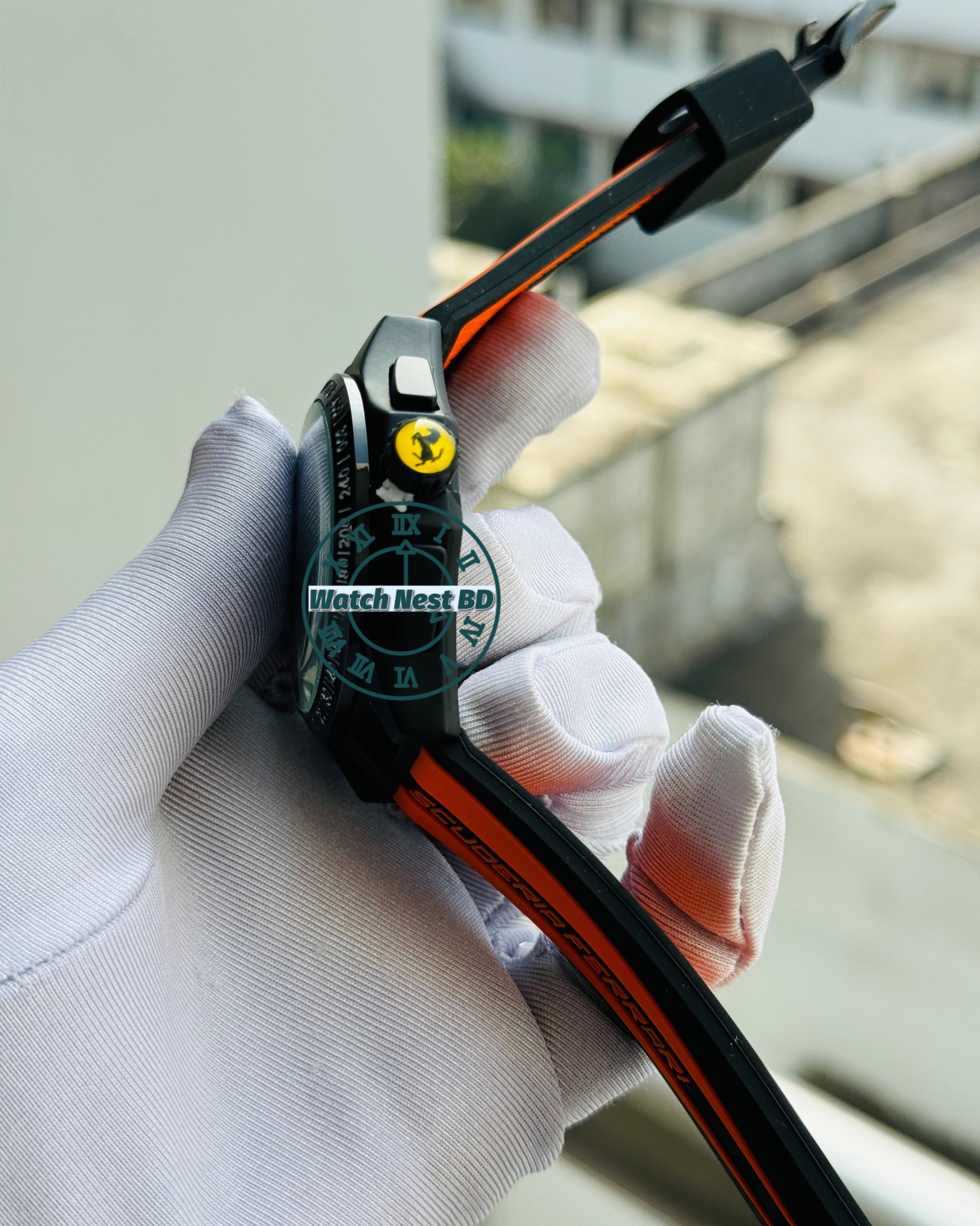 Ferrari Orange Chronograph Watch (AA Grade!)_img_1