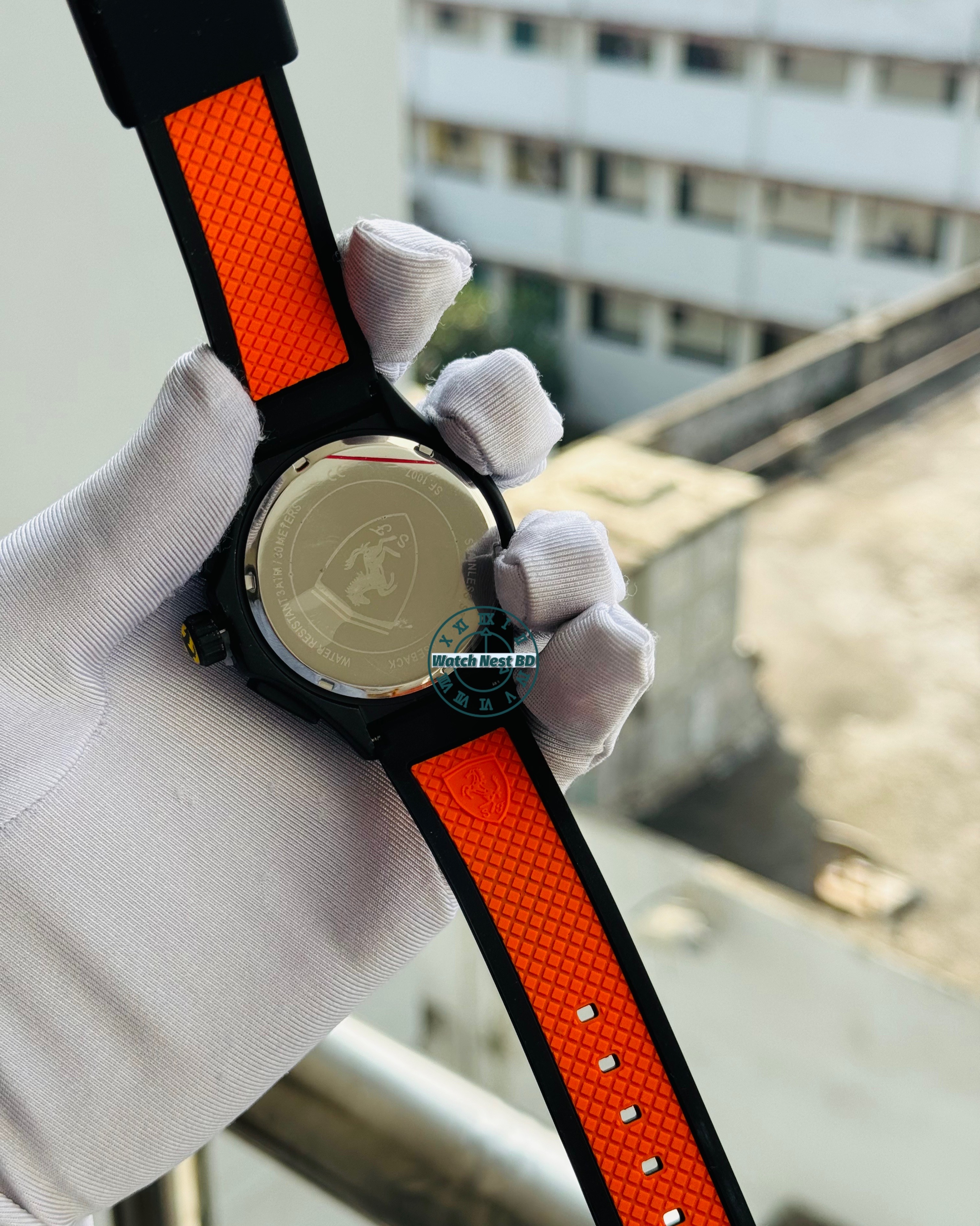 Ferrari Orange Chronograph Watch (AA Grade!)_img_2