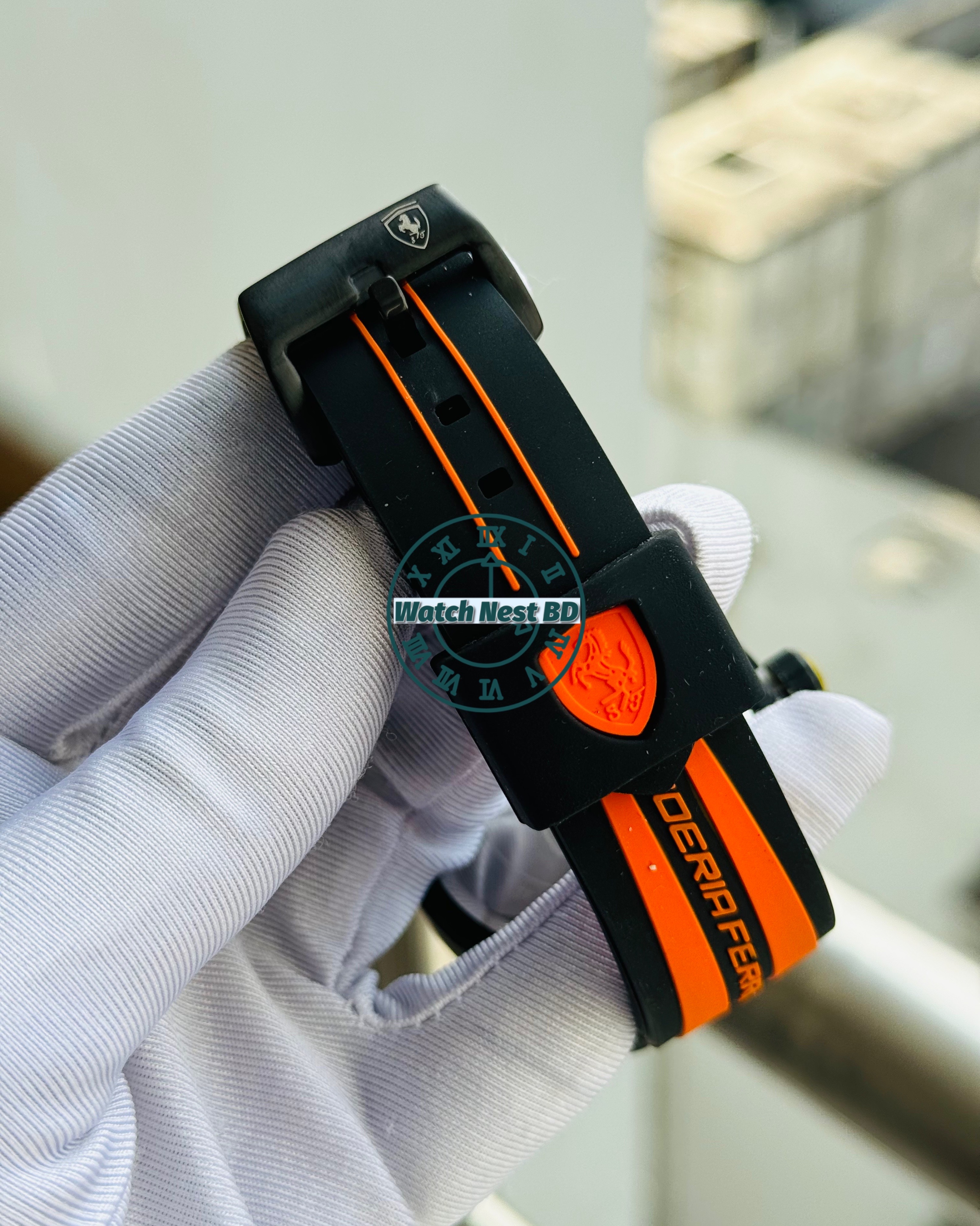 Ferrari Orange Chronograph Watch (AA Grade!)_img_3