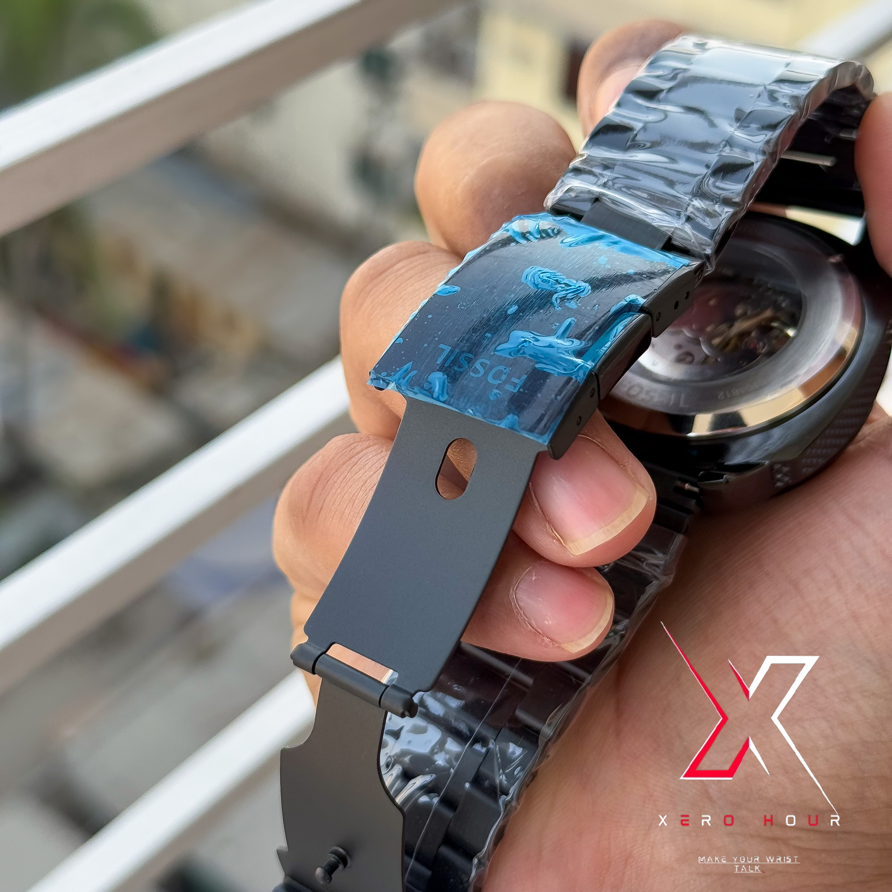 Fossil Big Bang ( Black ) | Automatic | Full SS body Skeleton Dial | AA Grade_img_5