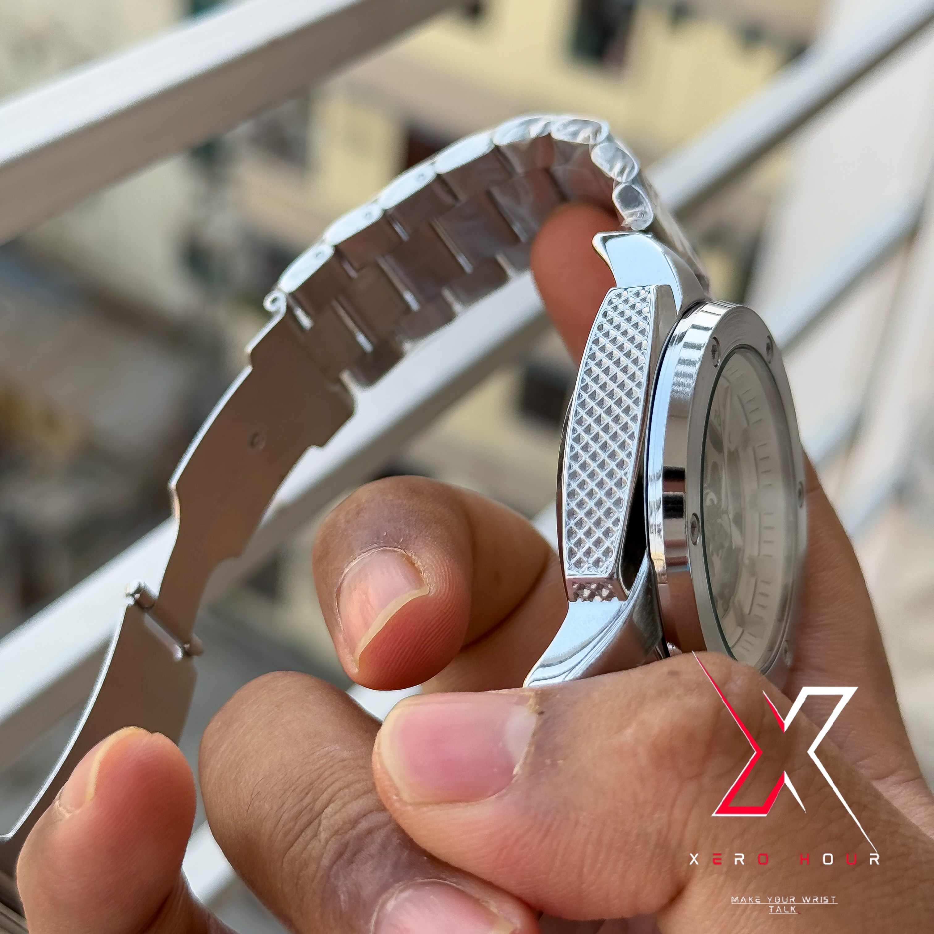 Fossil Big Bang ( Silver White ) | Automatic | Full SS body Skeleton Dial | AA Grade_img_3