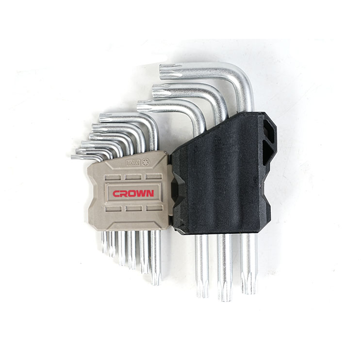 CROWN Professional 9pcs Short Torx Key Set ( Short | Long | Extra Long ), CR-V, Torx; CPHOK-TMAX09_img_1