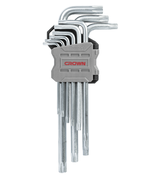 CROWN Professional 9pcs Short Torx Key Set ( Short | Long | Extra Long ), CR-V, Torx; CPHOK-TMAX09_img_4