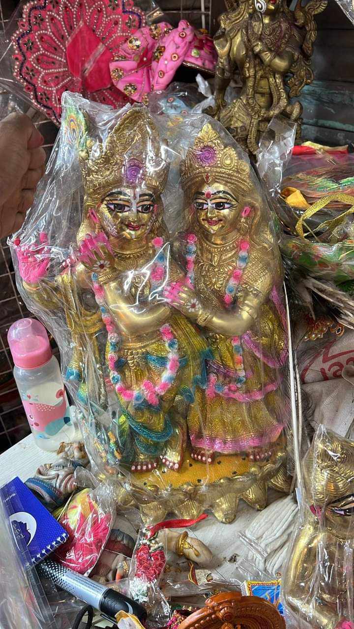 রাধাকৃষ্ণ/রাধামাধব যুগল ১৪/২৪/২৮ কেজি - Image 1