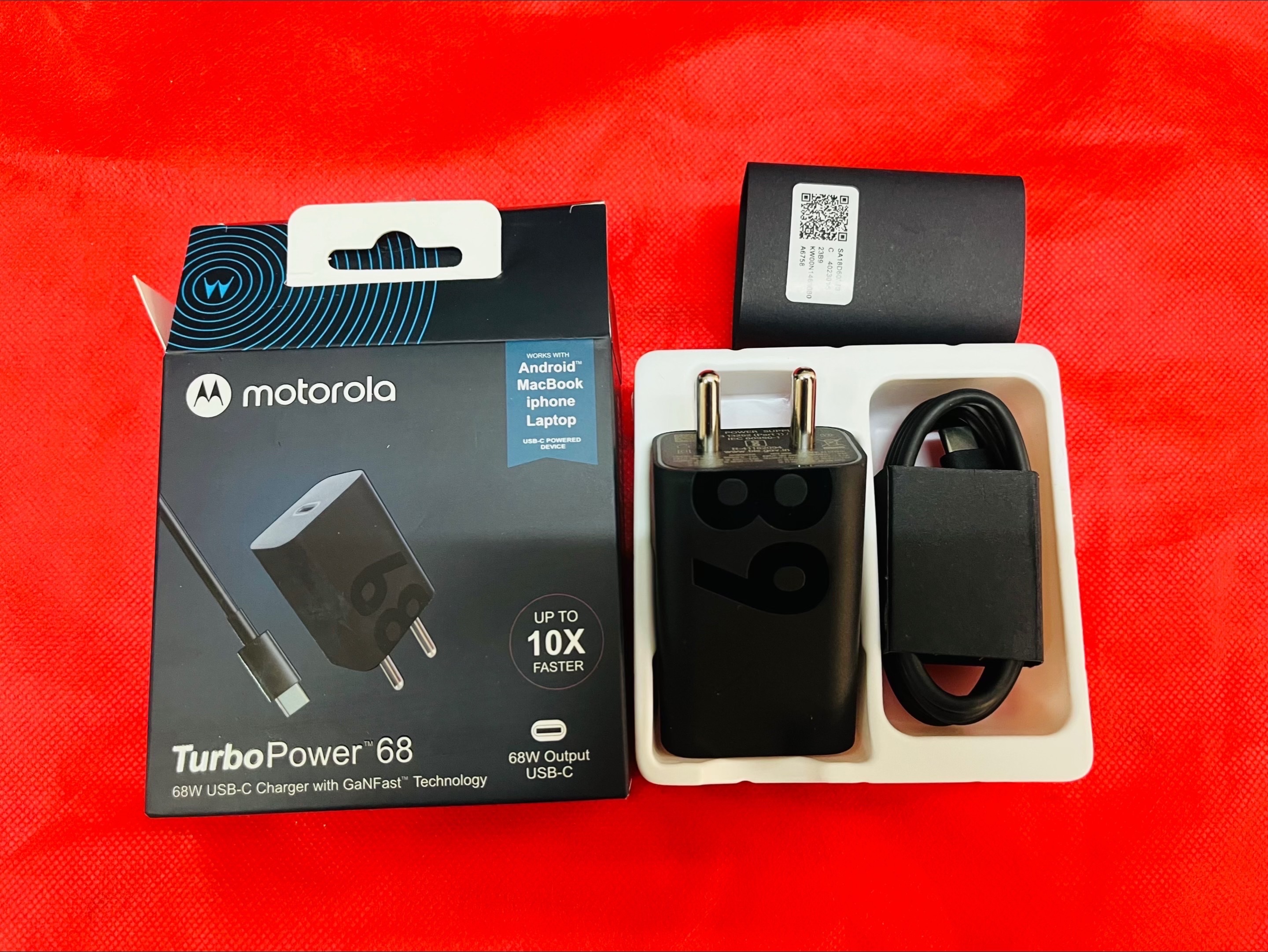 Motorola 68W Charger Turbo 68W With Cable Type C To C_img_4