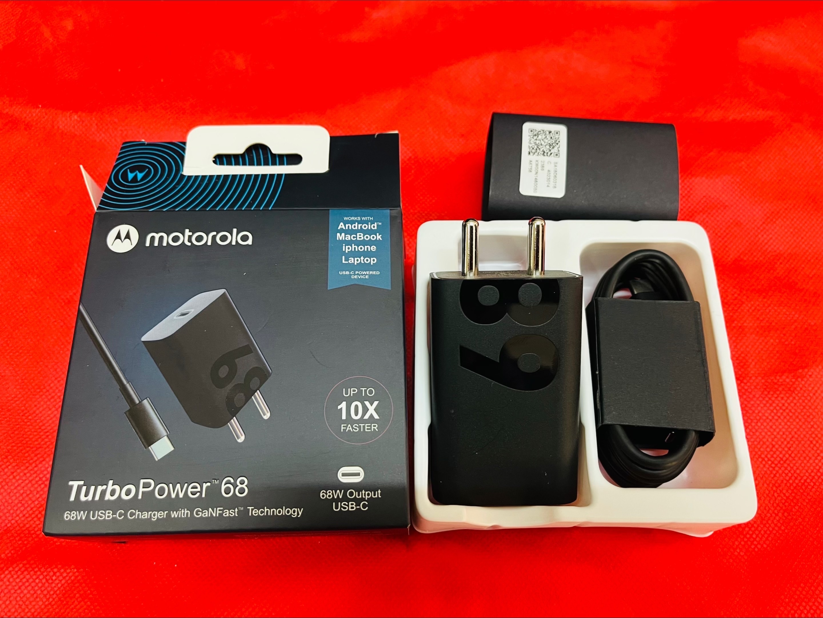 Motorola 68W Charger Turbo 68W With Cable Type C To C_img_6