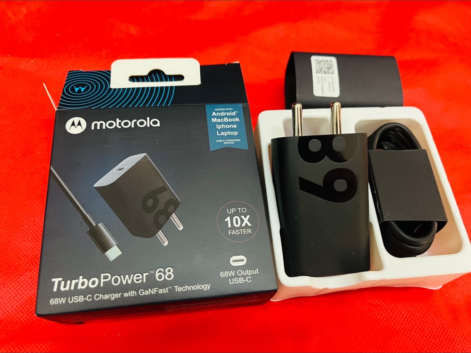 Motorola 68W Charger Turbo 68W With Cable Type C To C_img_7
