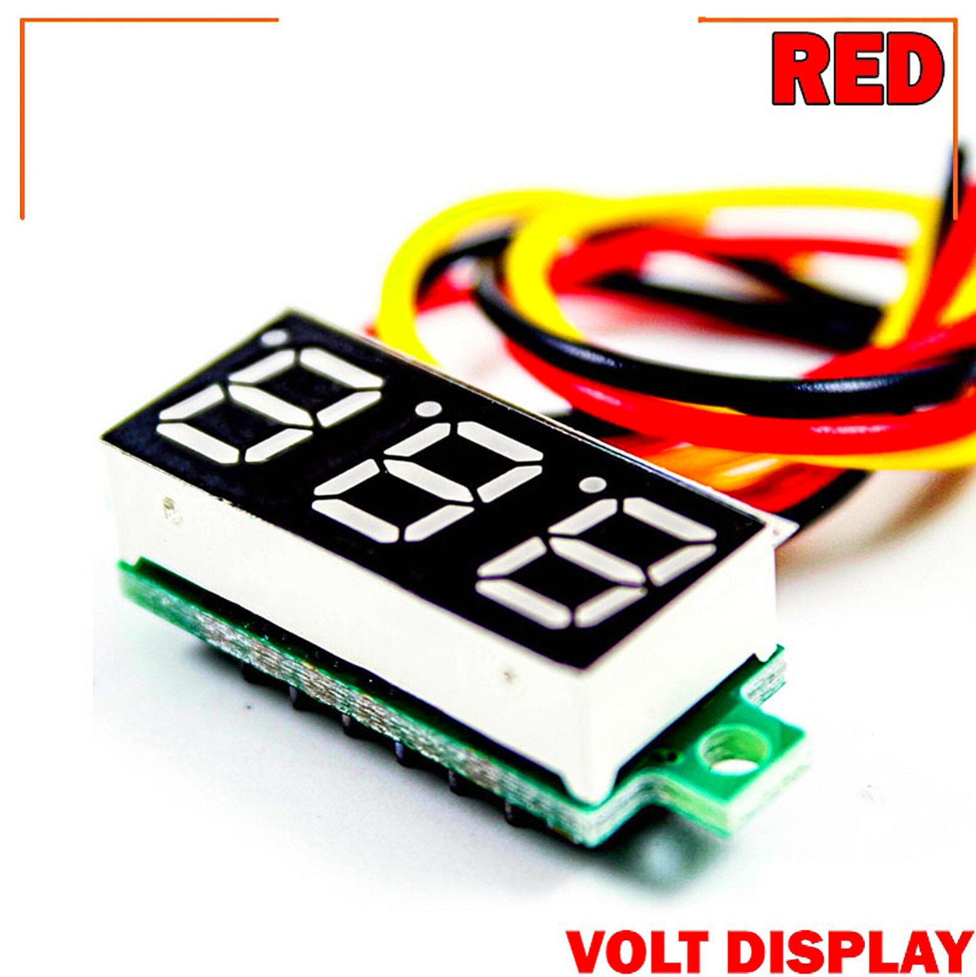 LED Display Mini 0.28 inch DC 0 -100V Digital Voltmeter 100V Volt Panel Indicator Monitor Voltage Meter-1PCS - Compact Digital Voltmeter -Red_img_5