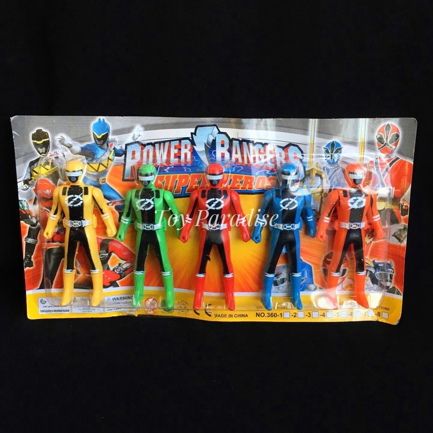 5pcs Power Rangers Set