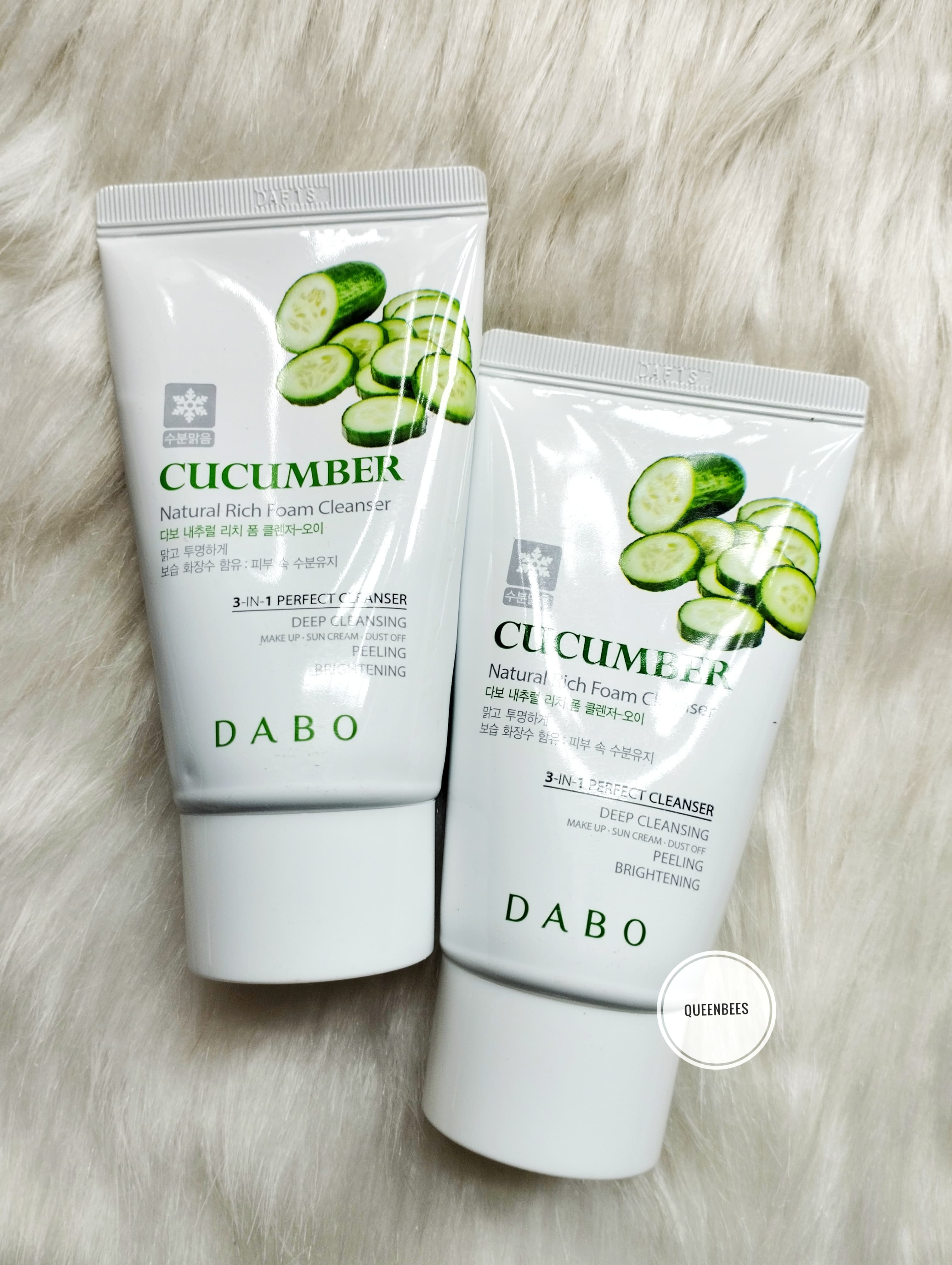 Dabo Cucumber Natural Rich Foam Cleanser 60ml