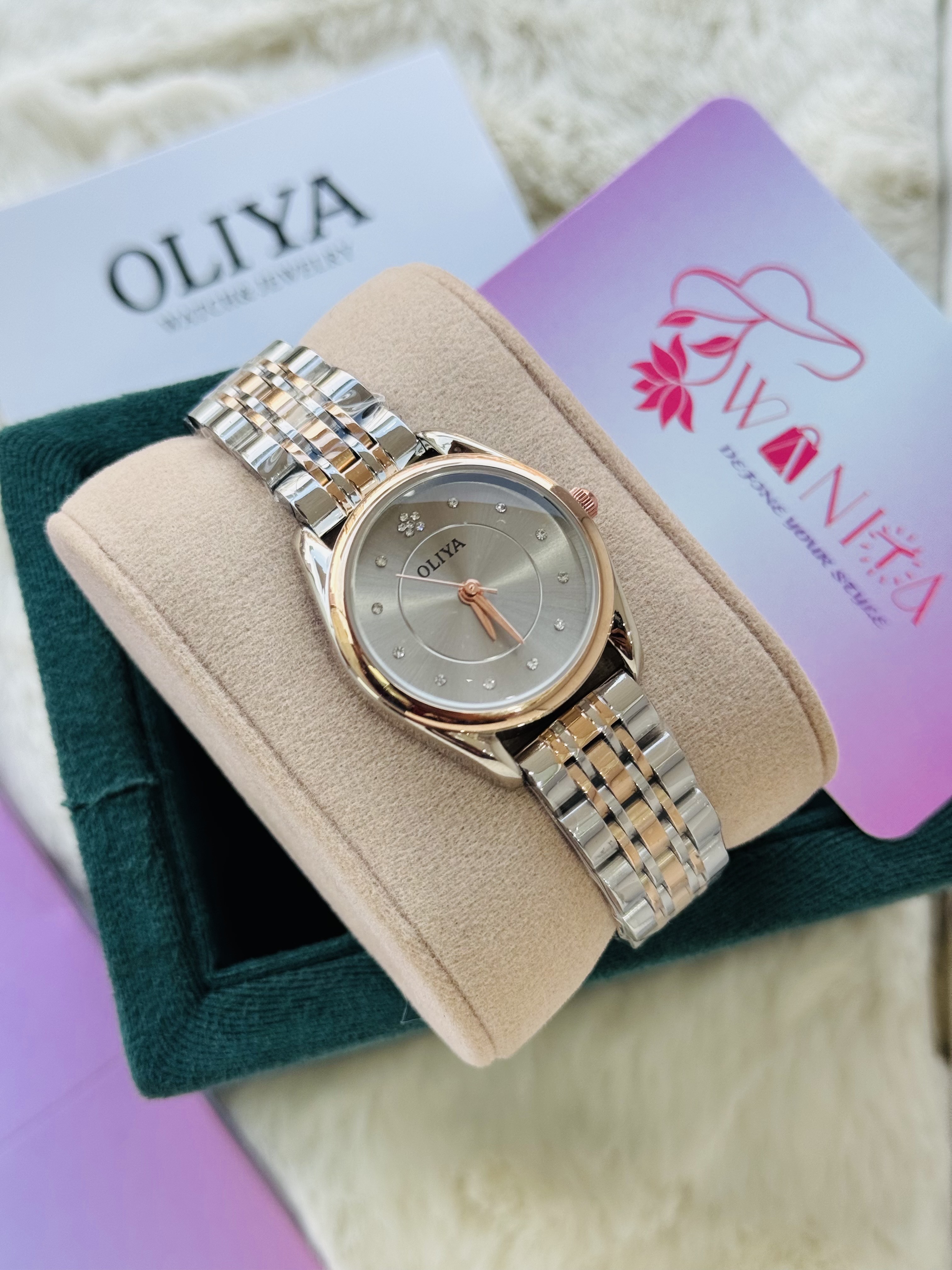 Oliya Ladies Rosegold Watch