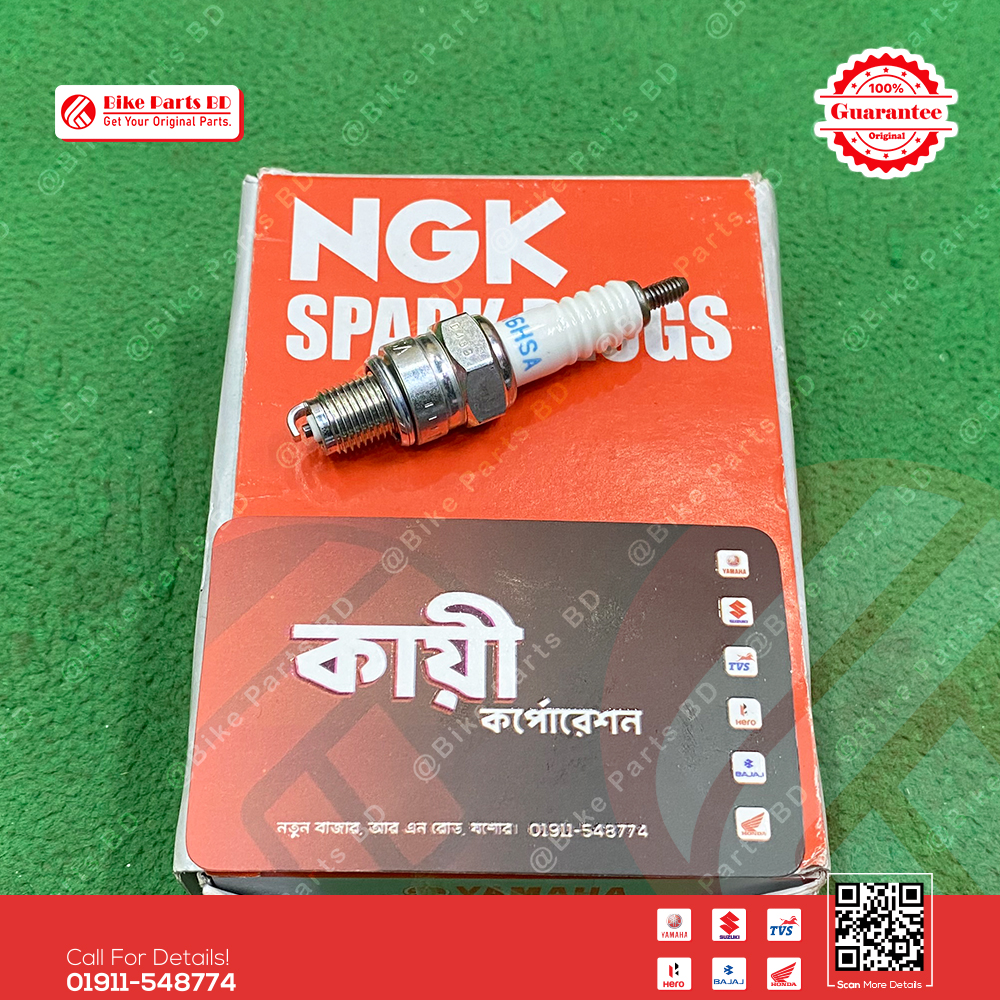Spark Plug (NGK) for-947030089400 Yamaha Ray ZR Square.