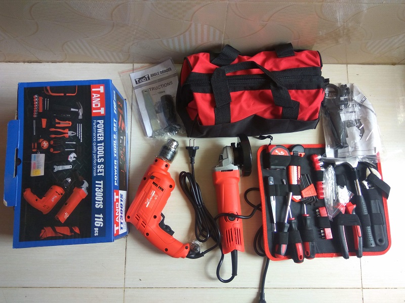TANDT TT3001S Power Tools Set with 116 Pcs Hand Tools & Accessories; Model: TT3001S_img_3