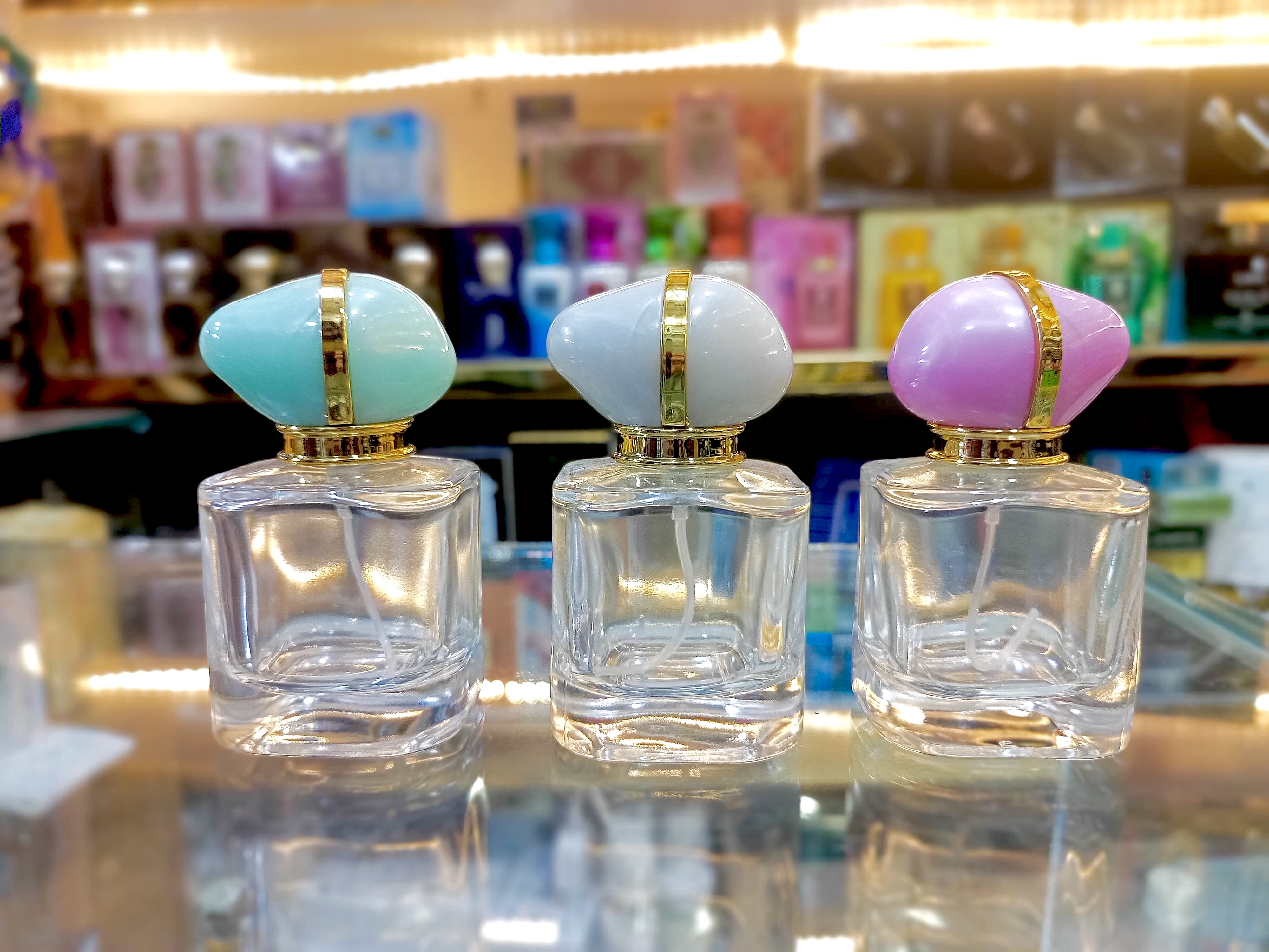 Empty Perfume Atomizer Refillable Transparent Glass Spray 30ml Bottle 1 pcs_img_0