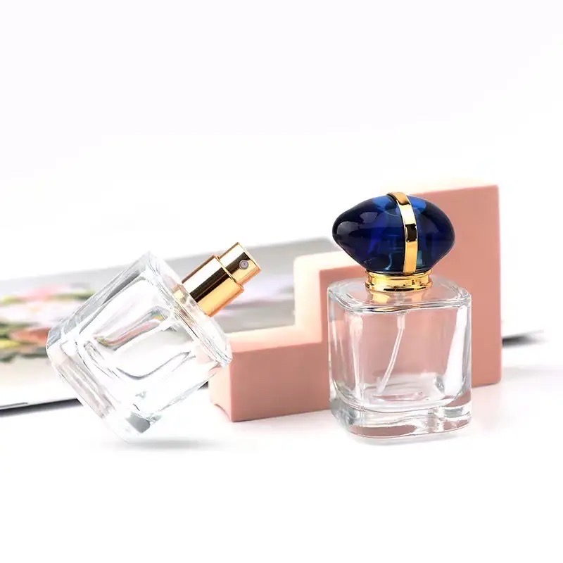 Empty Perfume Atomizer Refillable Transparent Glass Spray 30ml Bottle 1 pcs_img_3