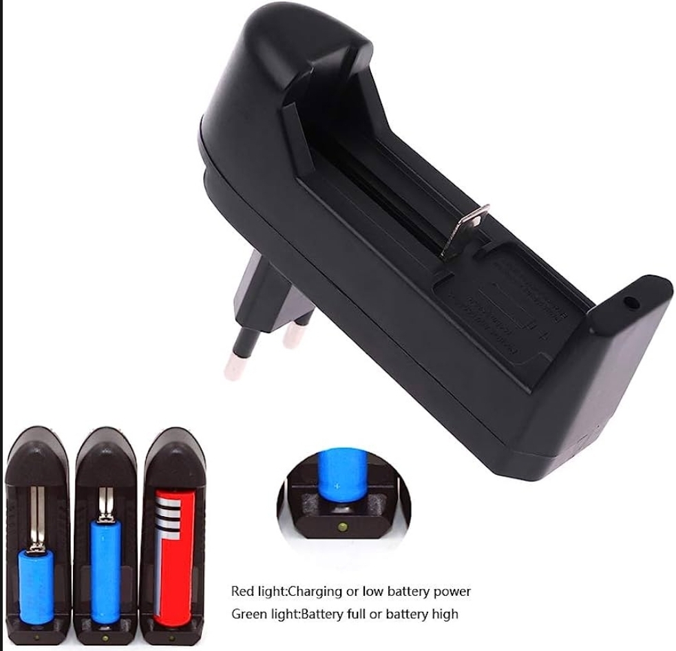 Universal Charger Only For 3.7V 18650 16340 14500 Li-Ion Rechargeable Battery - Rechargeable Battery