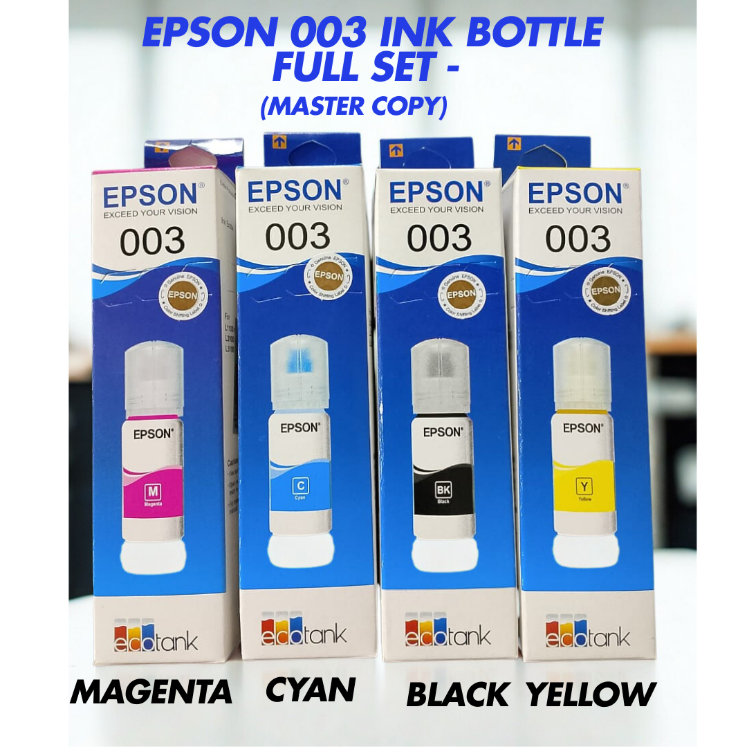 Epson 003 Ink Bottle FULL SET - Master Copy_img_0
