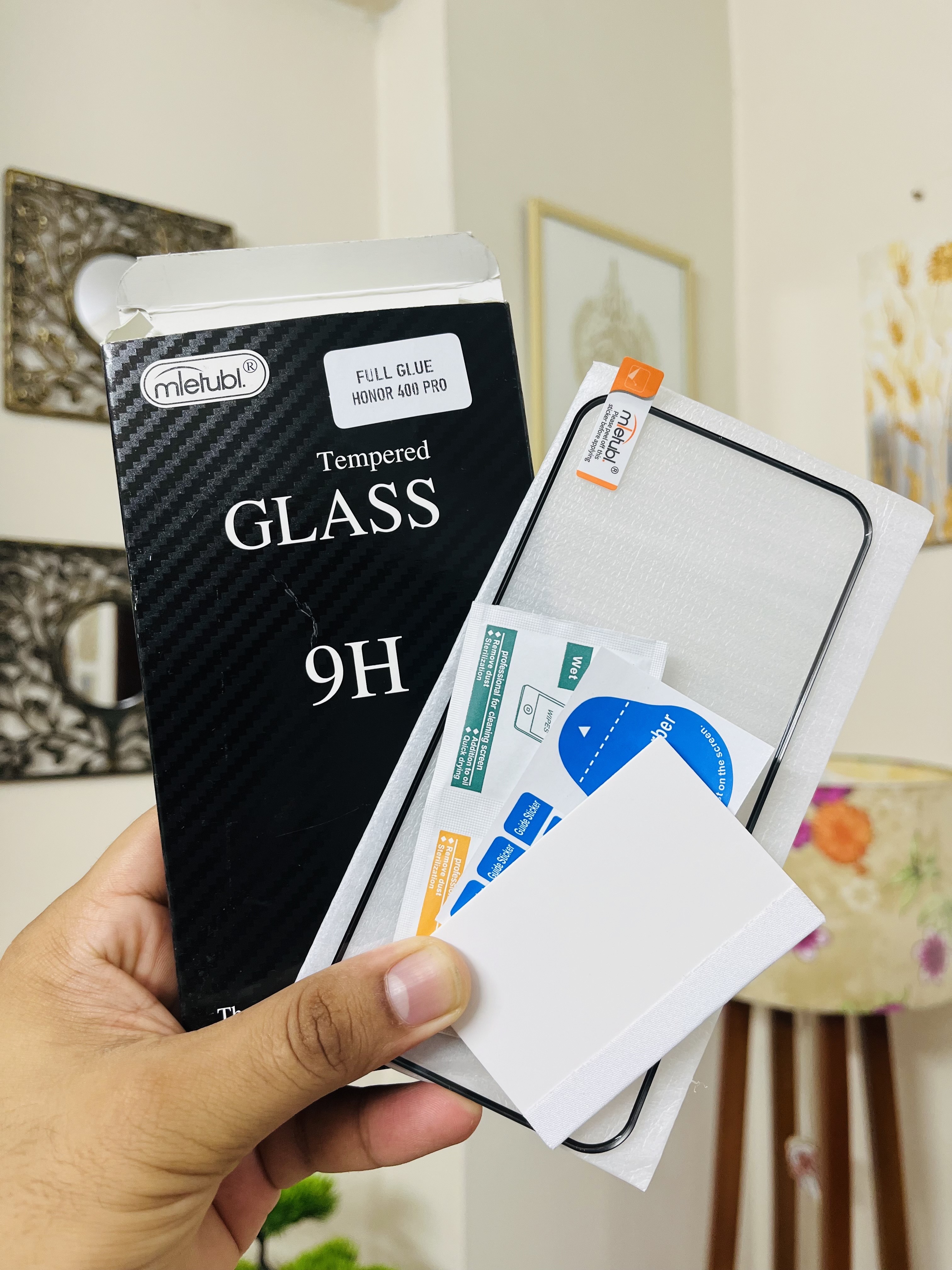 Honor 400 Pro 5G Global Version Non UV Full Glue Glass Screen Protector_img_9