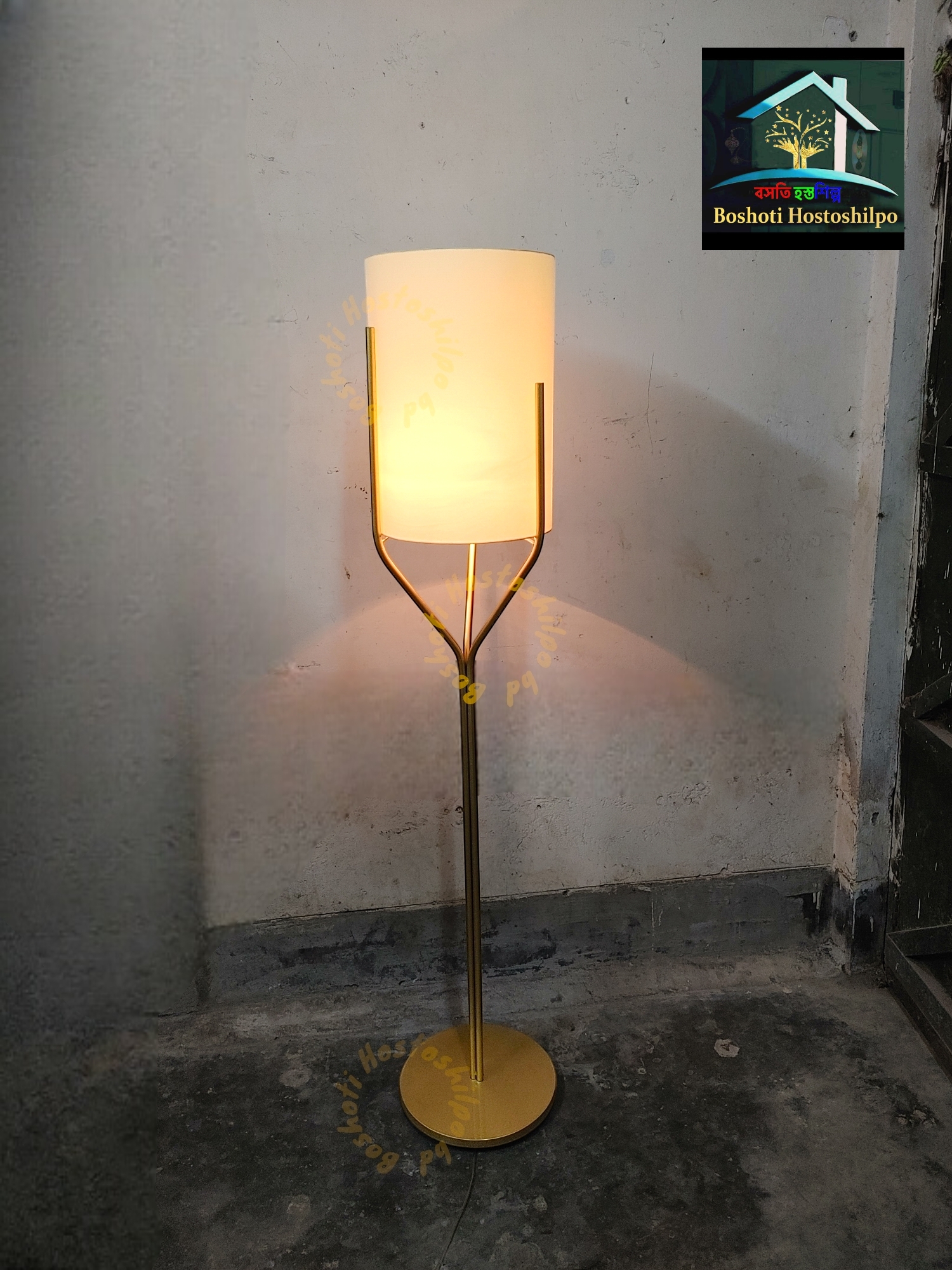 Iron Corner stand lamp_img_2