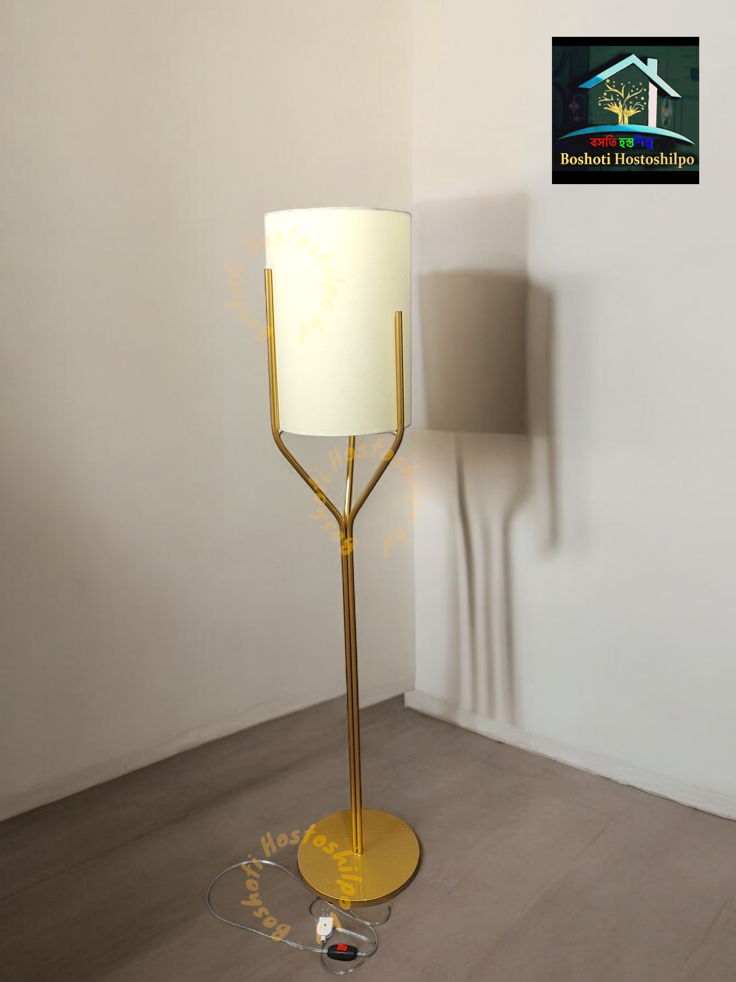 Iron Corner stand lamp_img_4