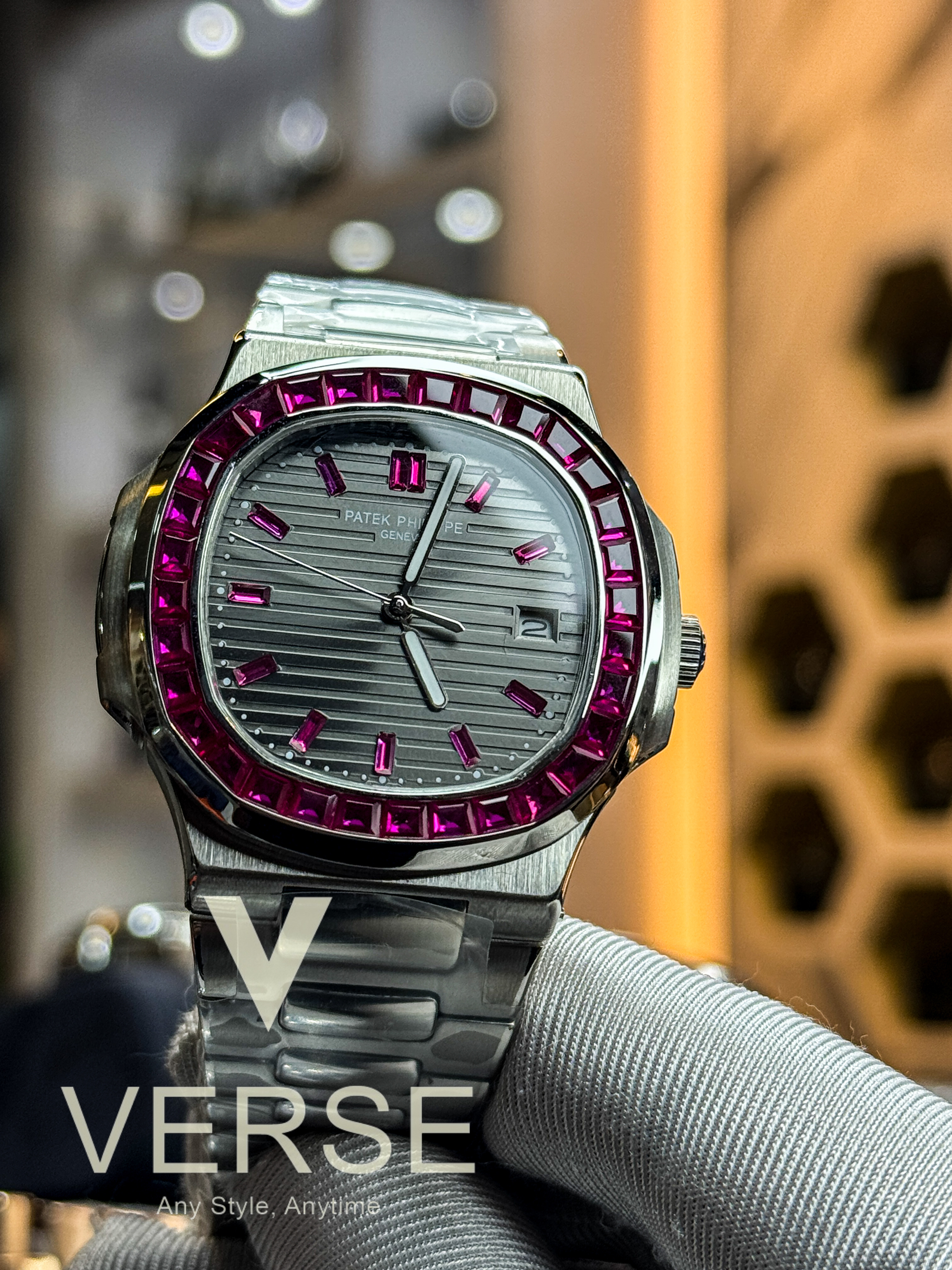 Patek Phlippe Nautilus Pink stone Master_img_1