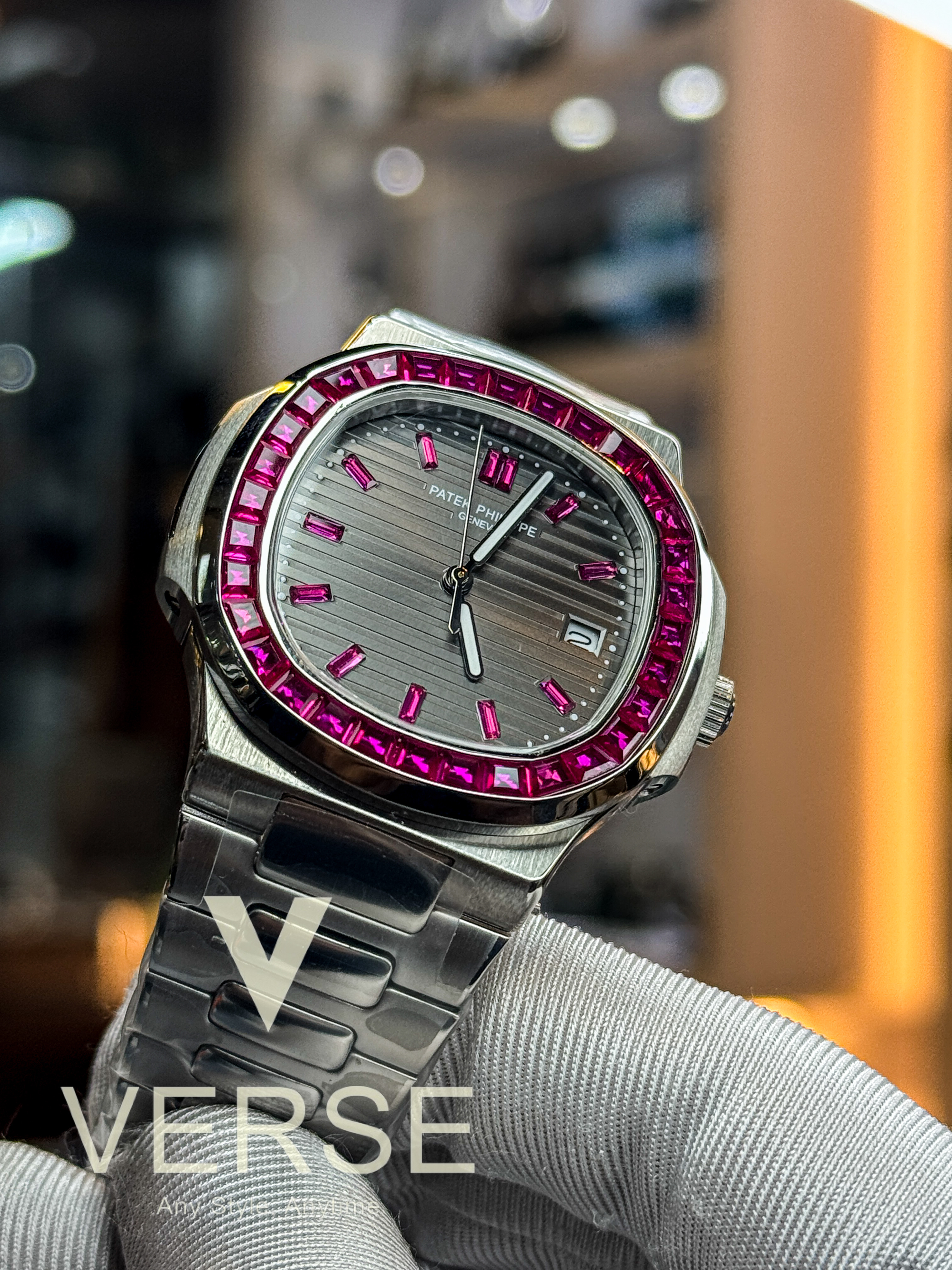 Patek Phlippe Nautilus Pink stone Master_img_2