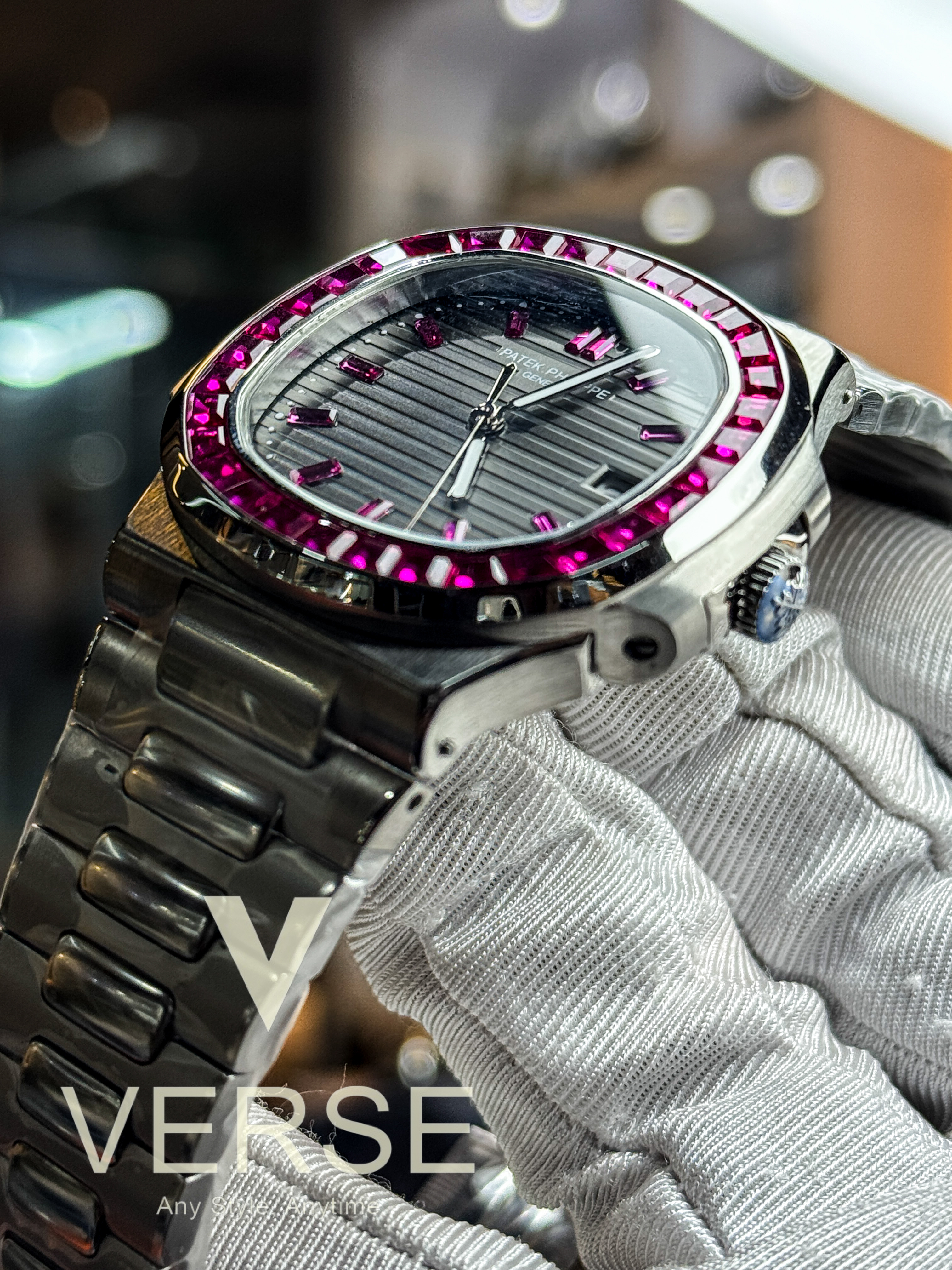 Patek Phlippe Nautilus Pink stone Master_img_3