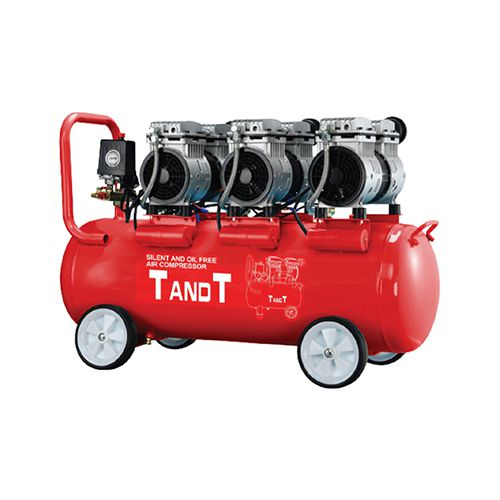 TANDT TT1002S 100L Air Compressor oil free & Silent, 3.5HP, 8bar; Model: TT1002S_img_1
