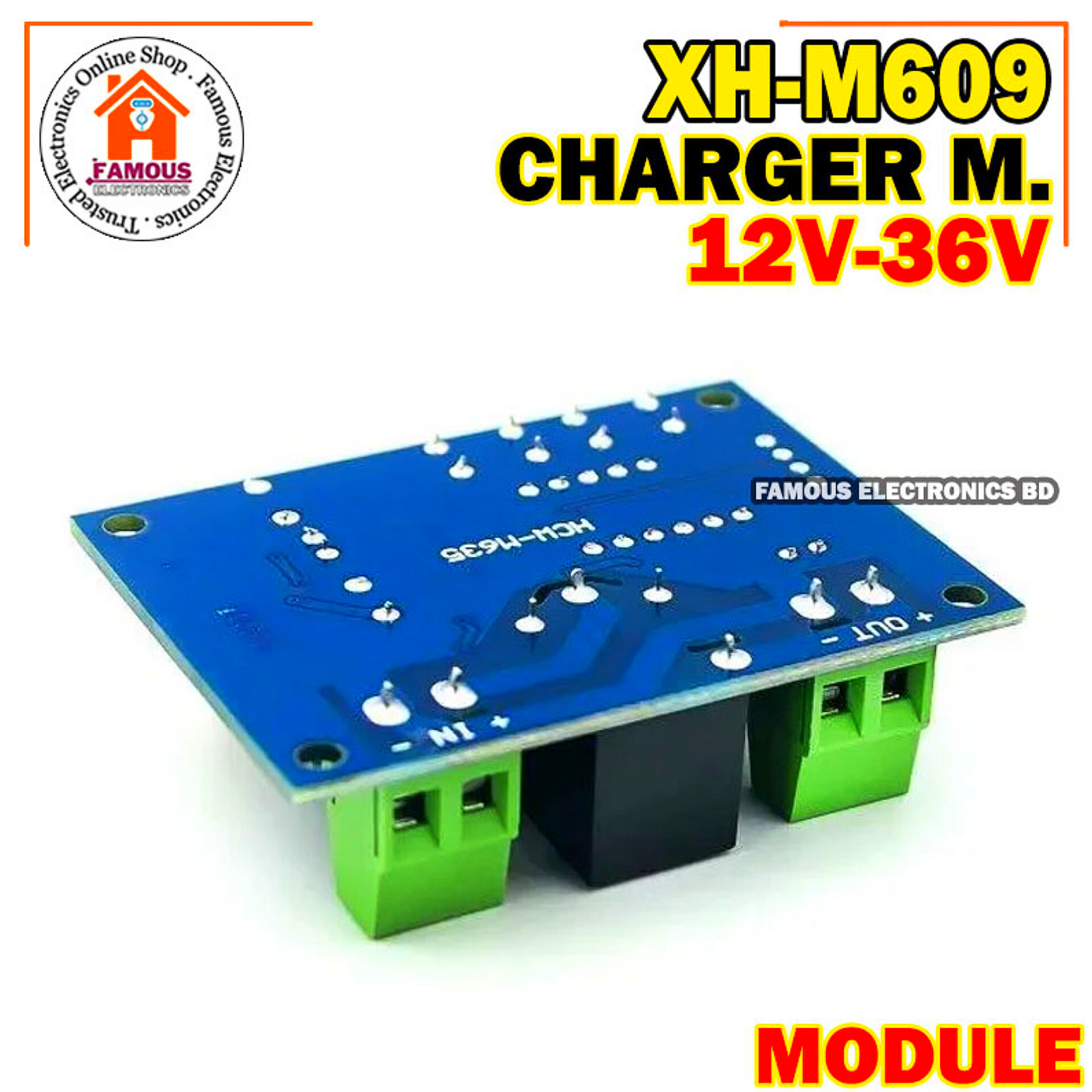 XH-M609 DC 12V-36V Charger Module Voltage OverDischarge Protection Precise Undervoltage Protection Module Board_img_7