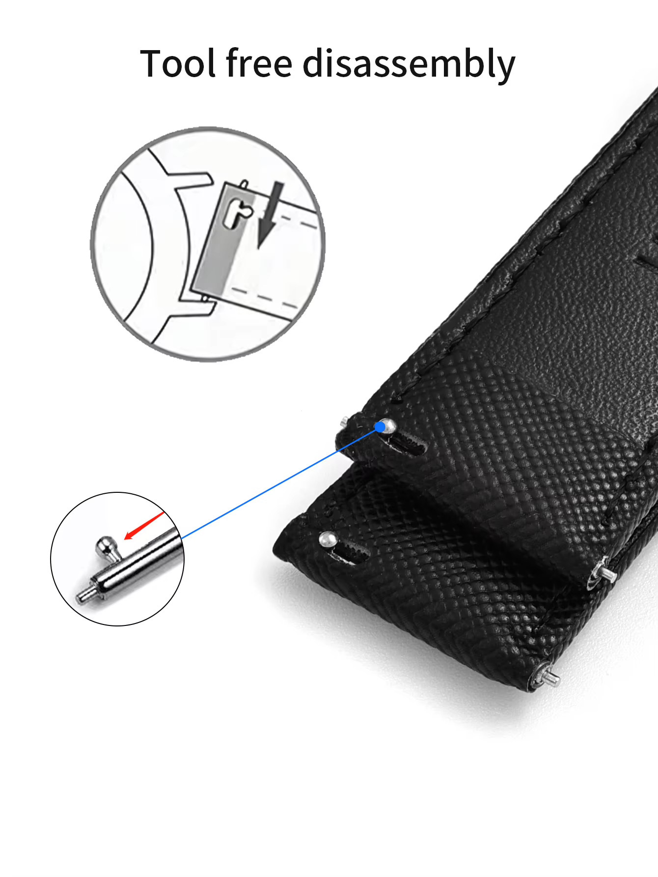 TOMI T-105 Face Gear Dual Strap Leather Belt Watch (Ash)_img_6