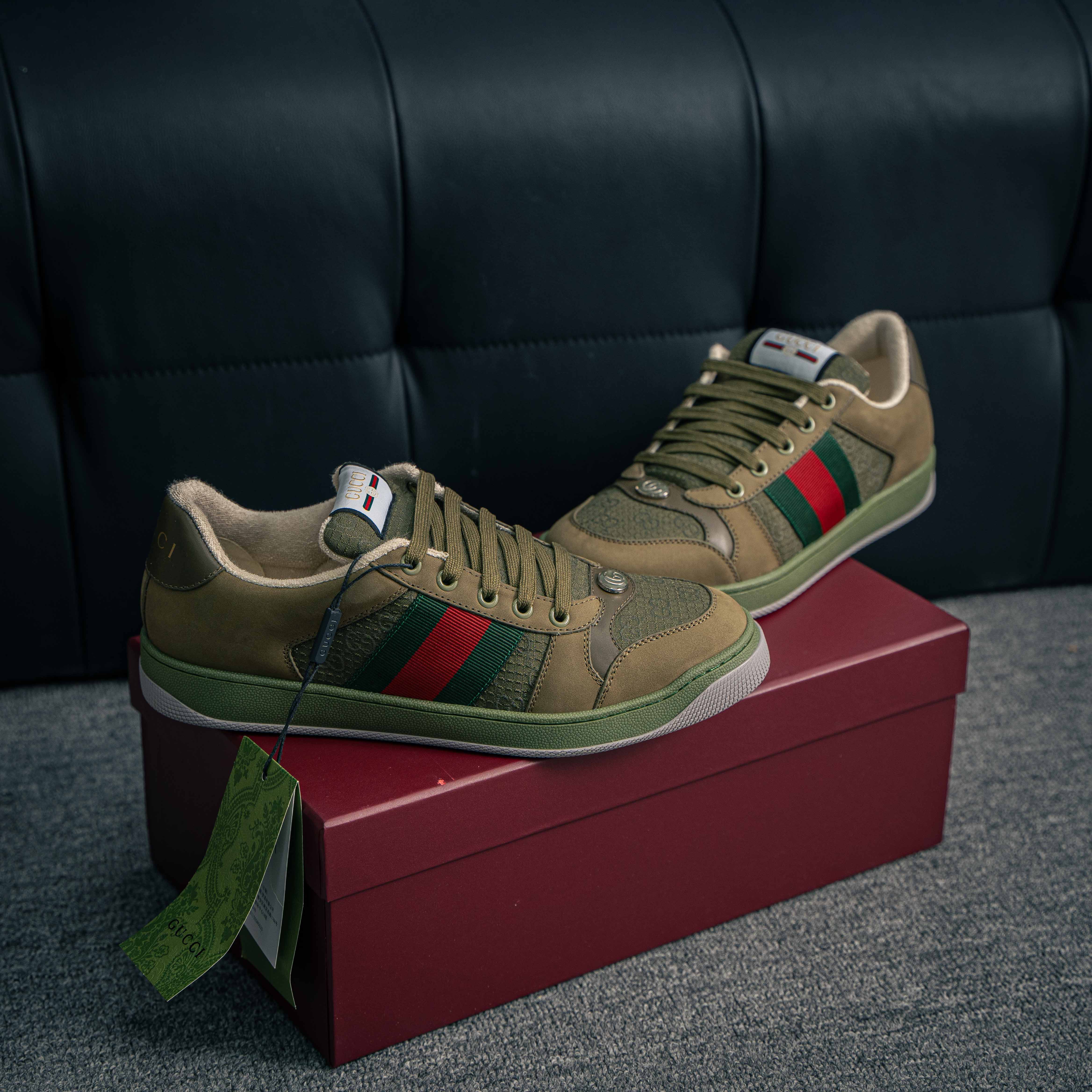 Gucci Men's Screener GG sneakers (1:1)_img_0