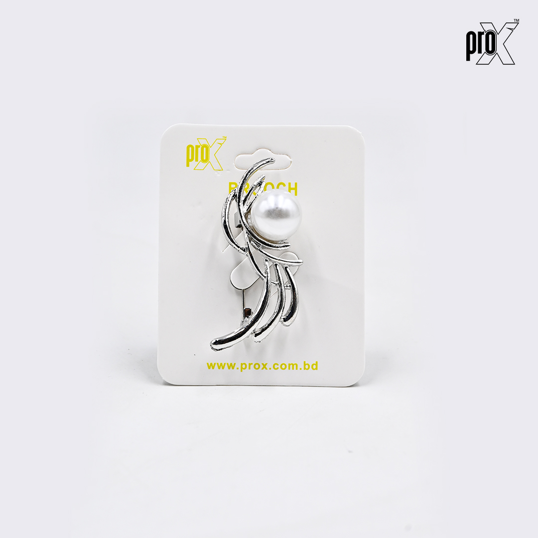 ProX High Quality Brooch_BR-403-2 Ash Color_img_1