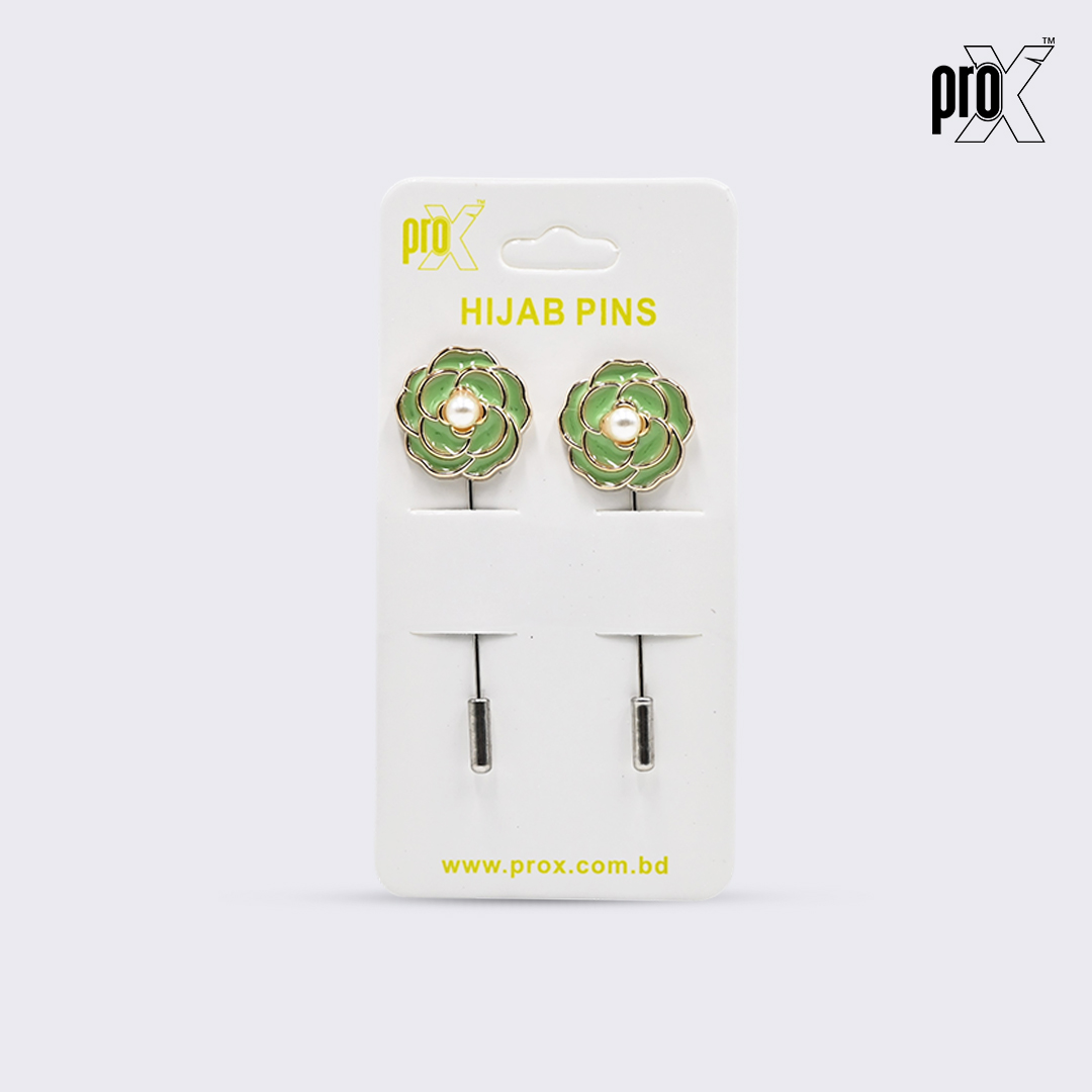 ProX 1 Pair Stick Hijab Pin_HP-501-1_Green_img_0