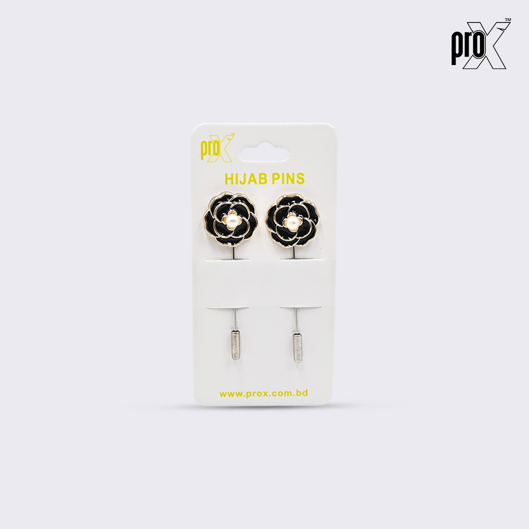 ProX 1 Pair Stick Hijab Pin_HP-501-1_Black