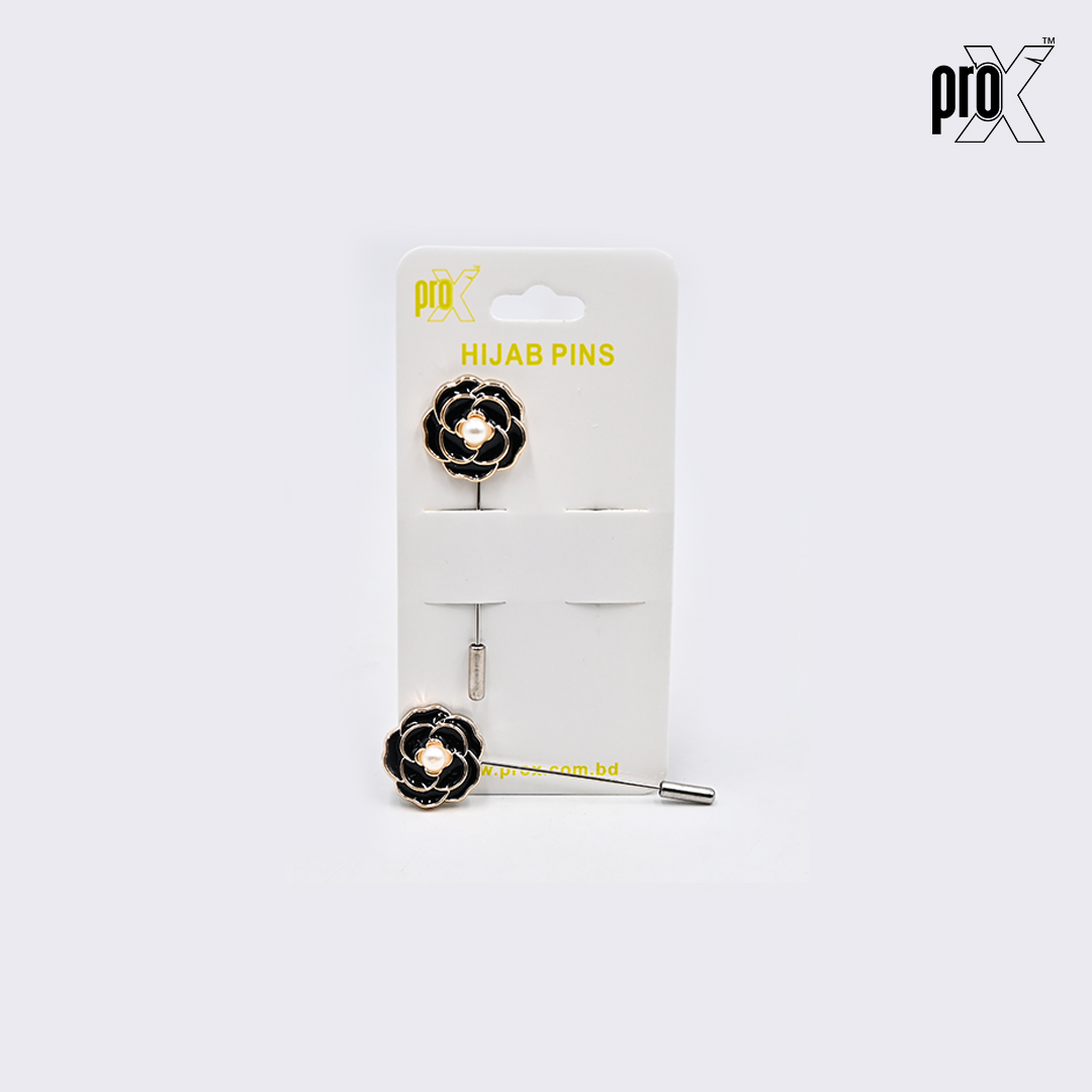 ProX 1 Pair Stick Hijab Pin_HP-501-1_Black_img_1