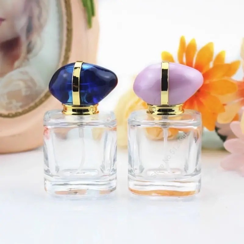 Empty Perfume Atomizer Refillable Transparent Glass Spray 30ml Bottle 1 pcs_img_4