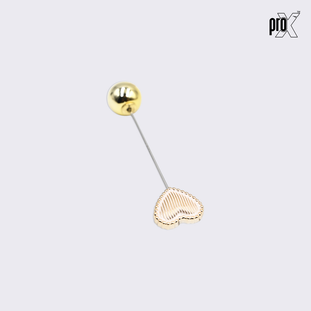 ProX 1 Pair Stick Hijab Pin_HP-501-3_Heart_img_2