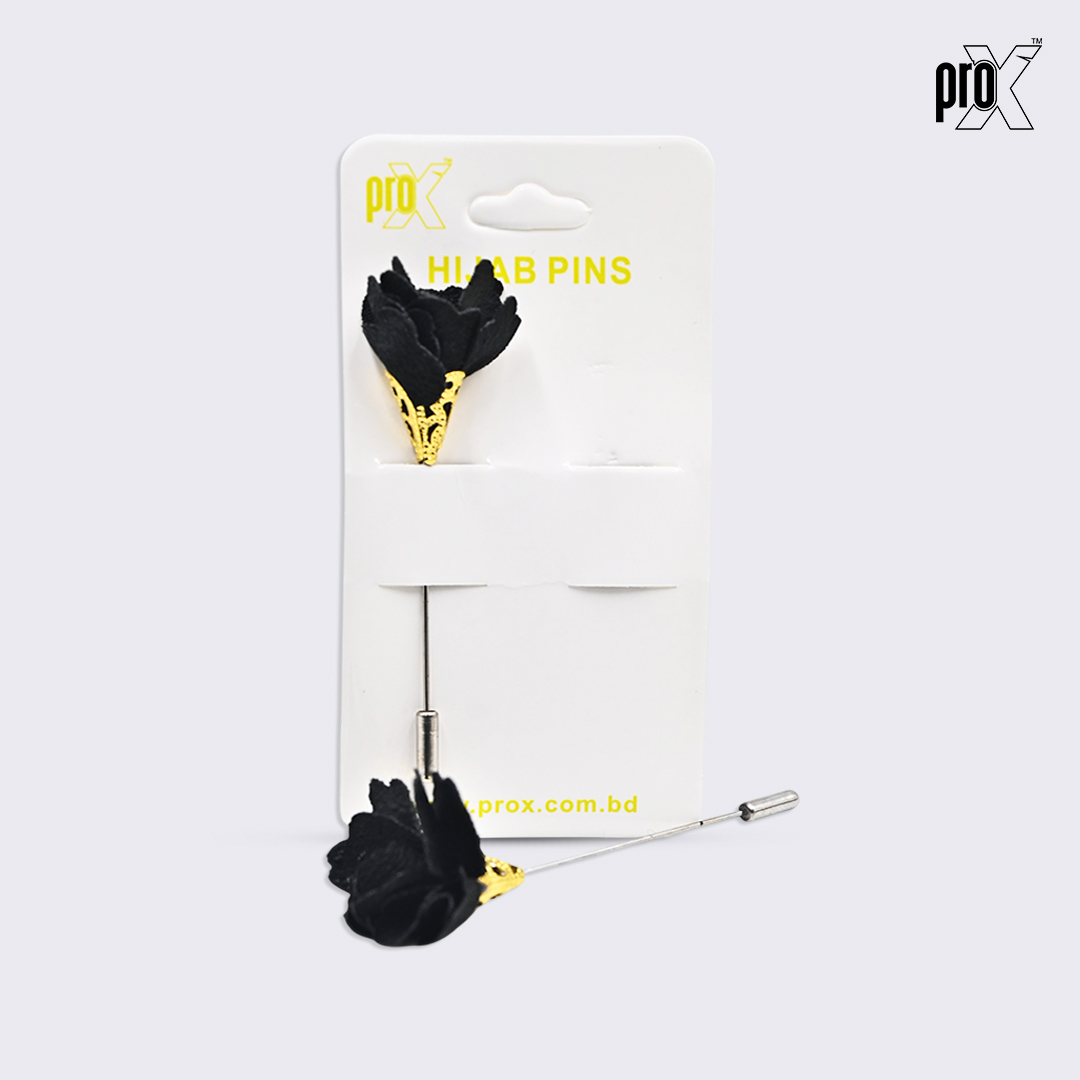 ProX 1 Pair Stick Hijab Pin_HP-501-4_Black_img_1