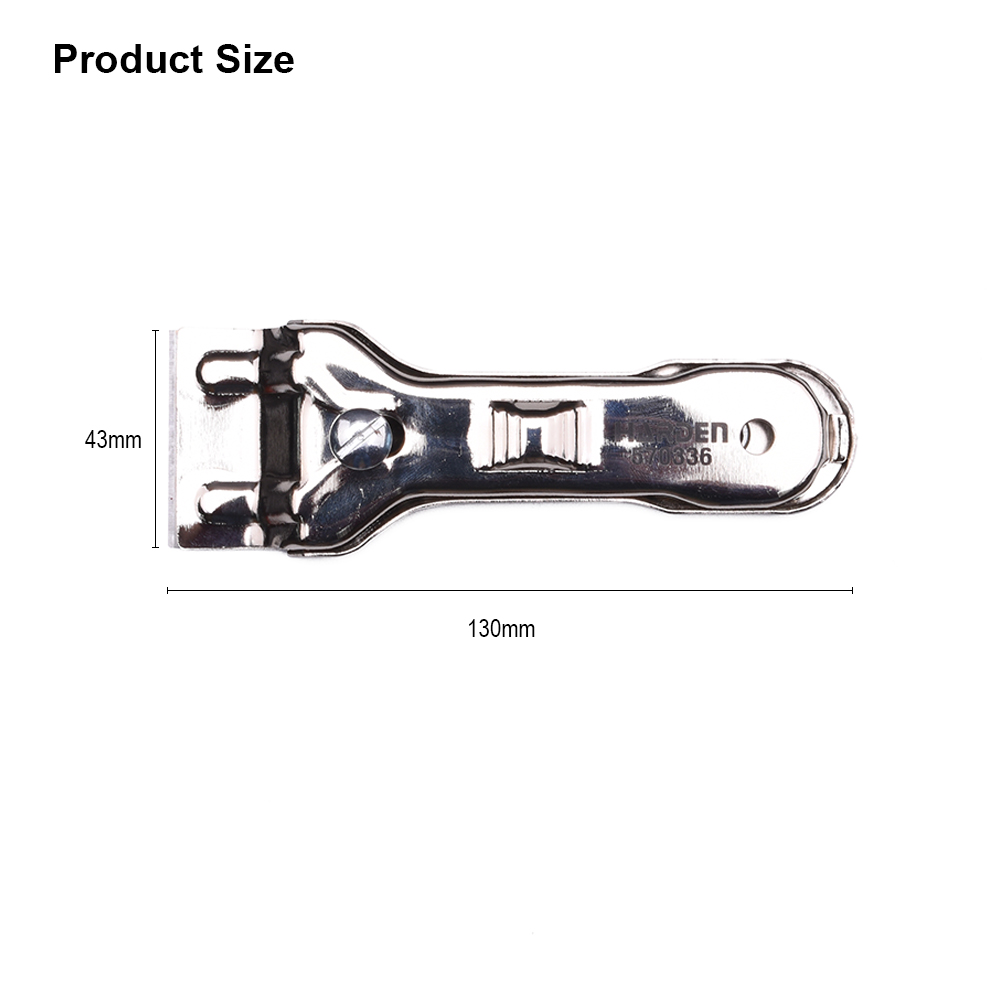 HARDEN Scraper With 5 PCS Blade, 40mm length blade 570336_img_4