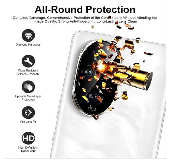 Honor 200 Camera Ring 3D Glass Premium Quality