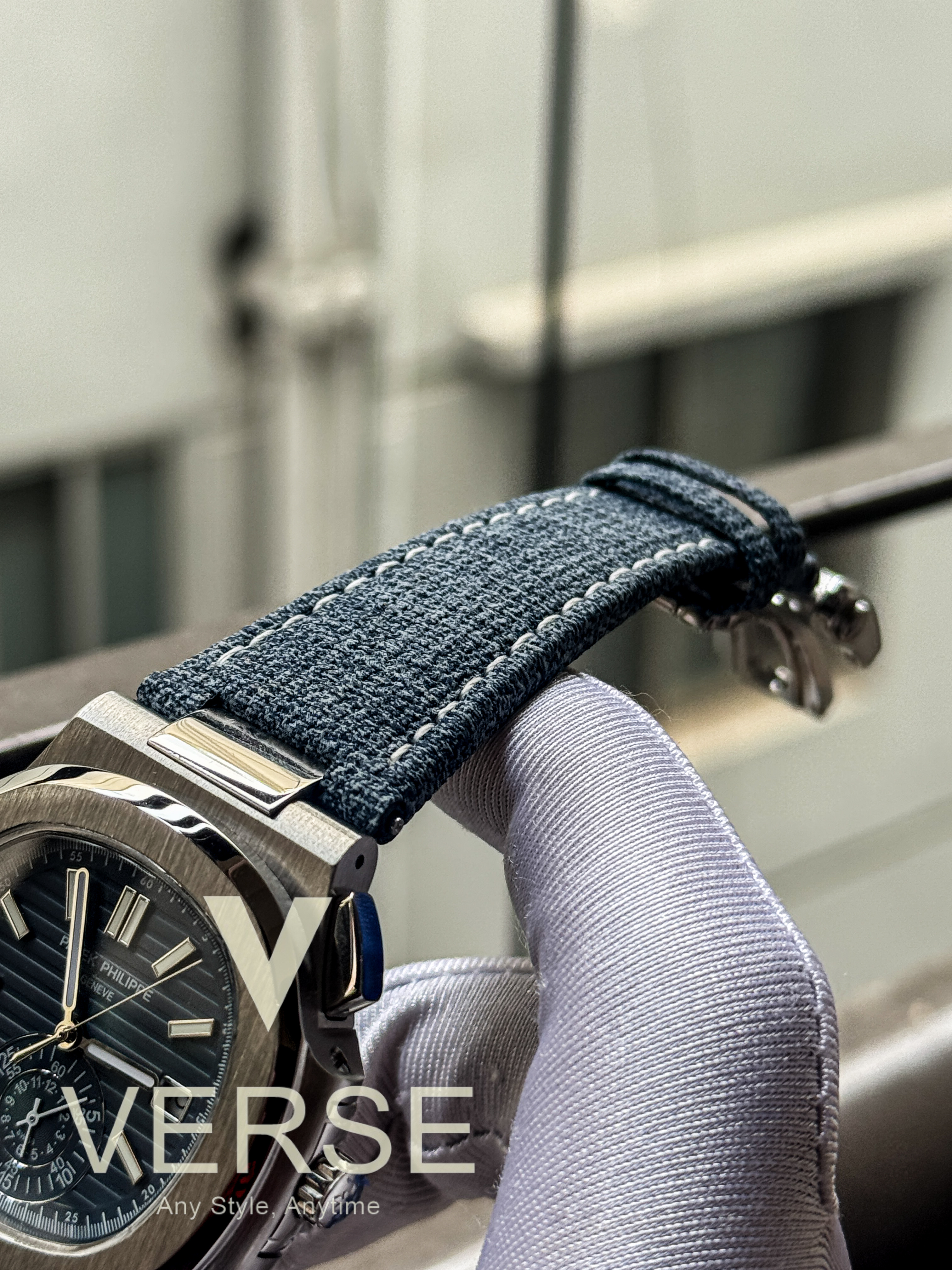 Patek Phlippe Nautilus Denim belt AAA Auto_img_2