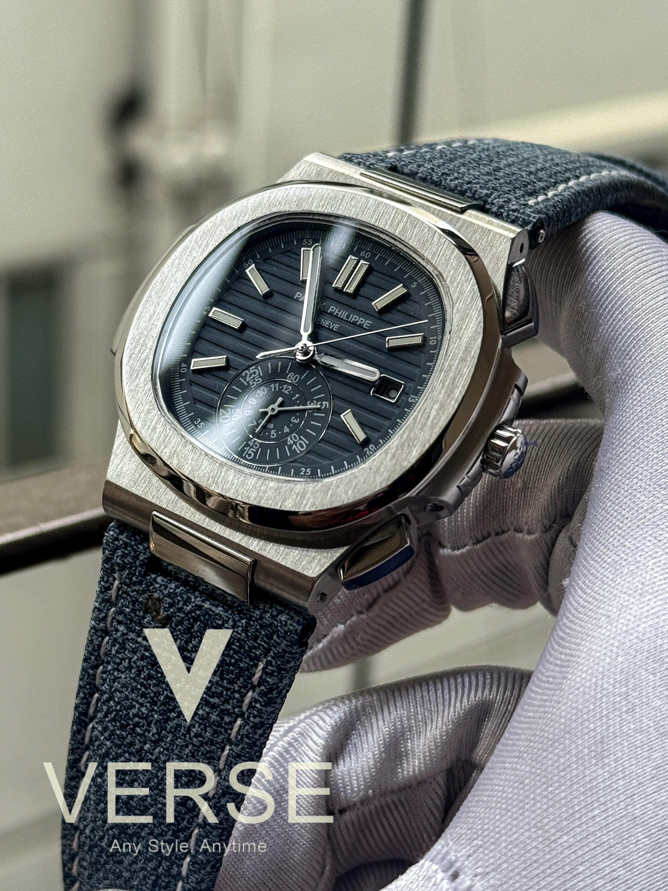 Patek Phlippe Denim Belt 5980 Euro