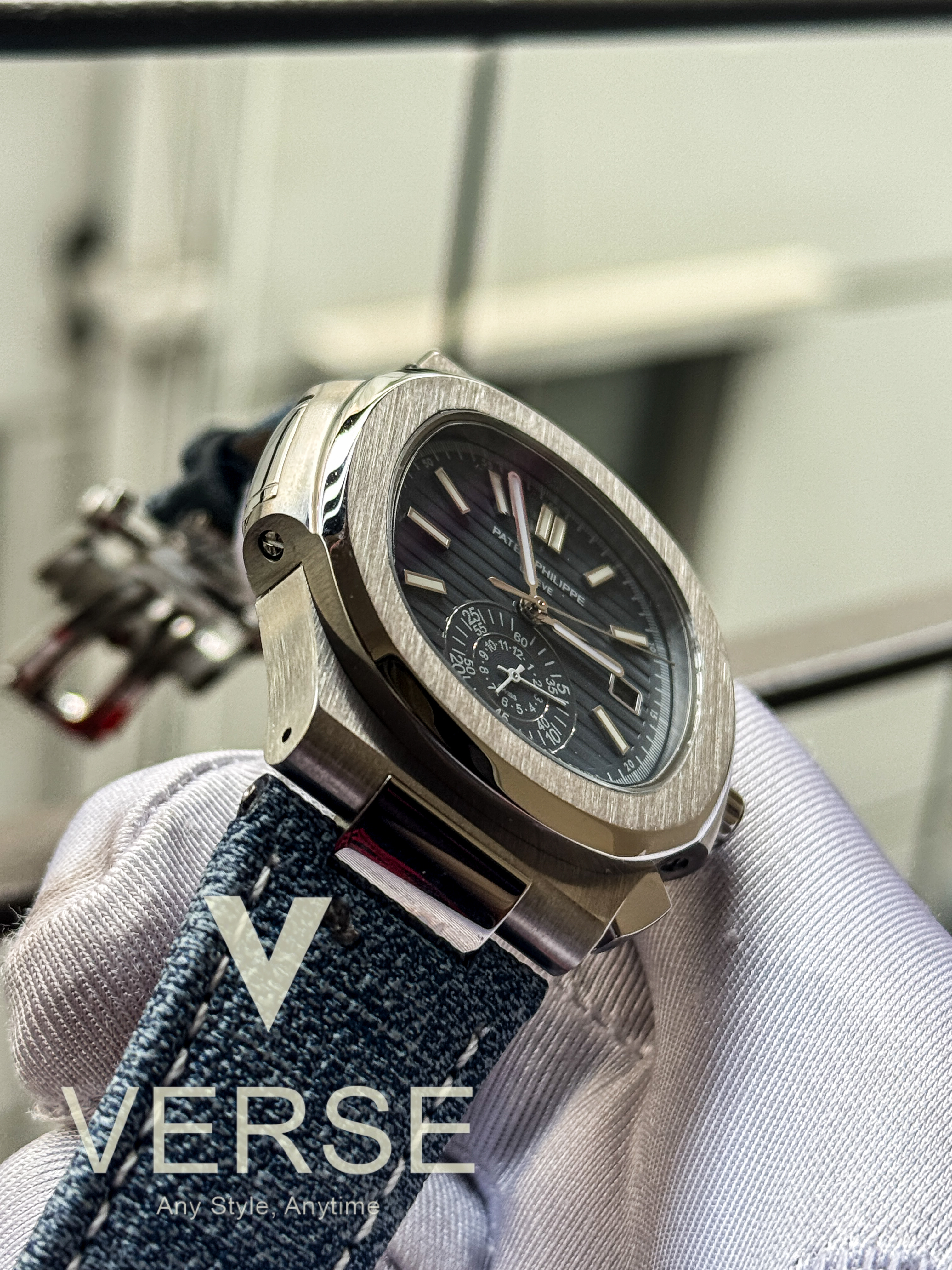 Patek Phlippe Denim Belt 5980 Euro_img_2