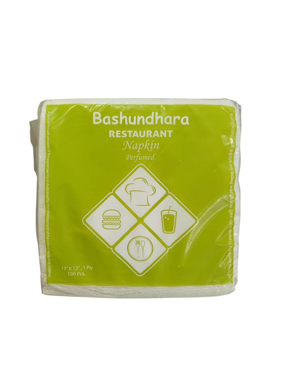 Bashundhara Restaurant Napkin Perfumed 1 Pack