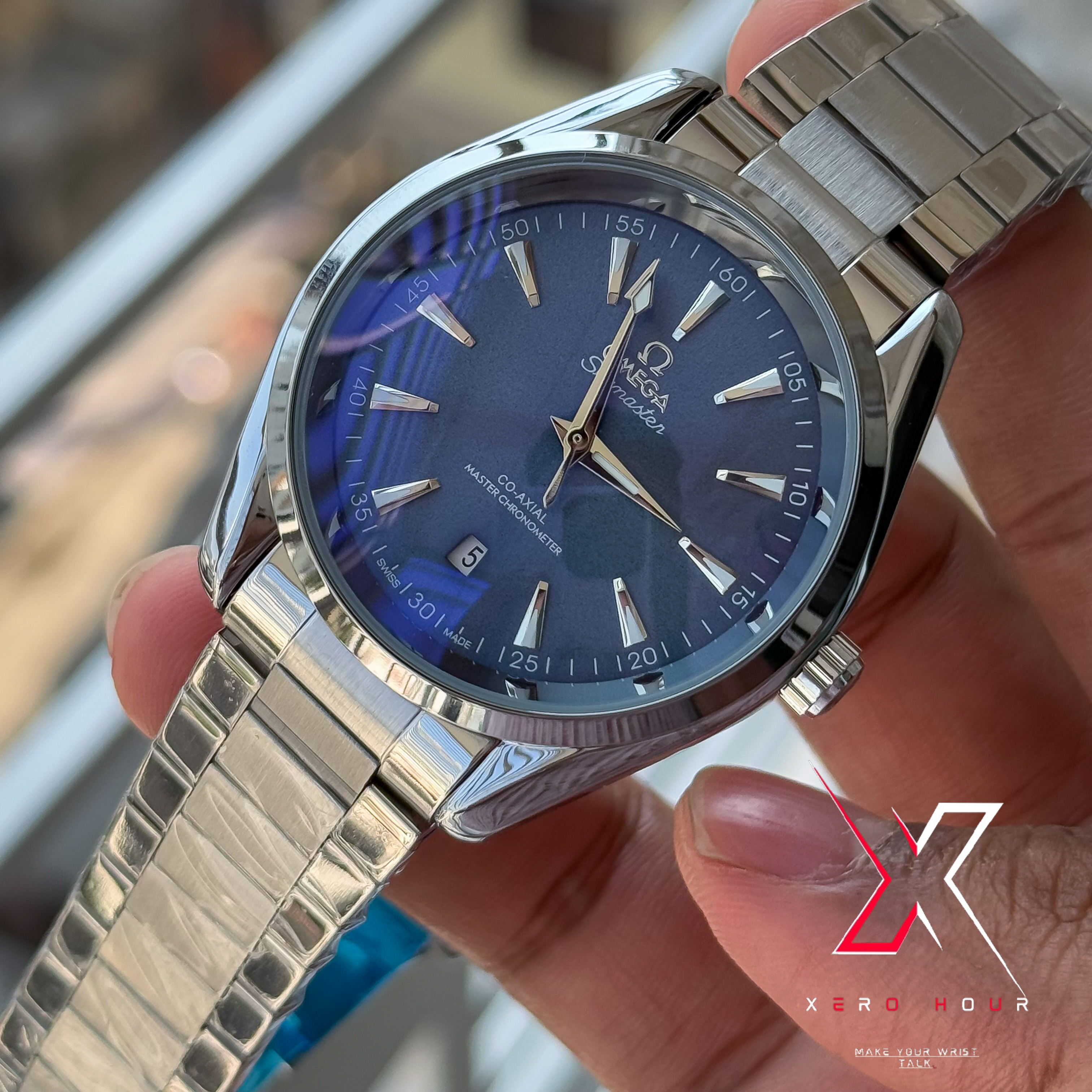 Omega Aqua Terra | Automatic Movement | Blue Dial | AA Grade_img_4